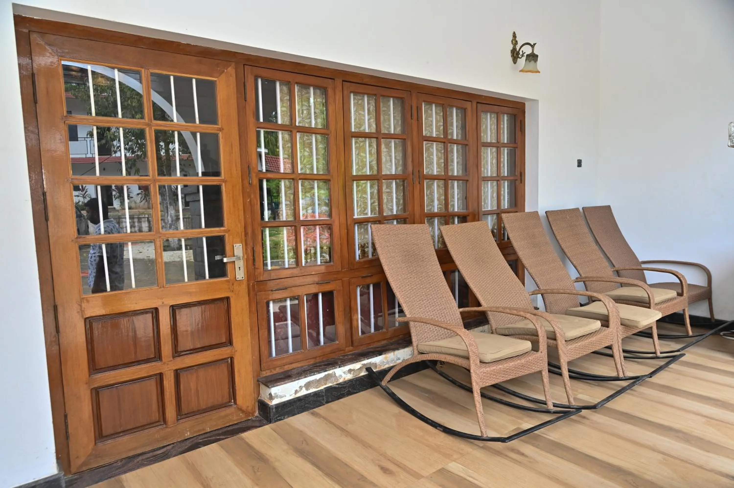 Seating area in NAVARATHNA International resort