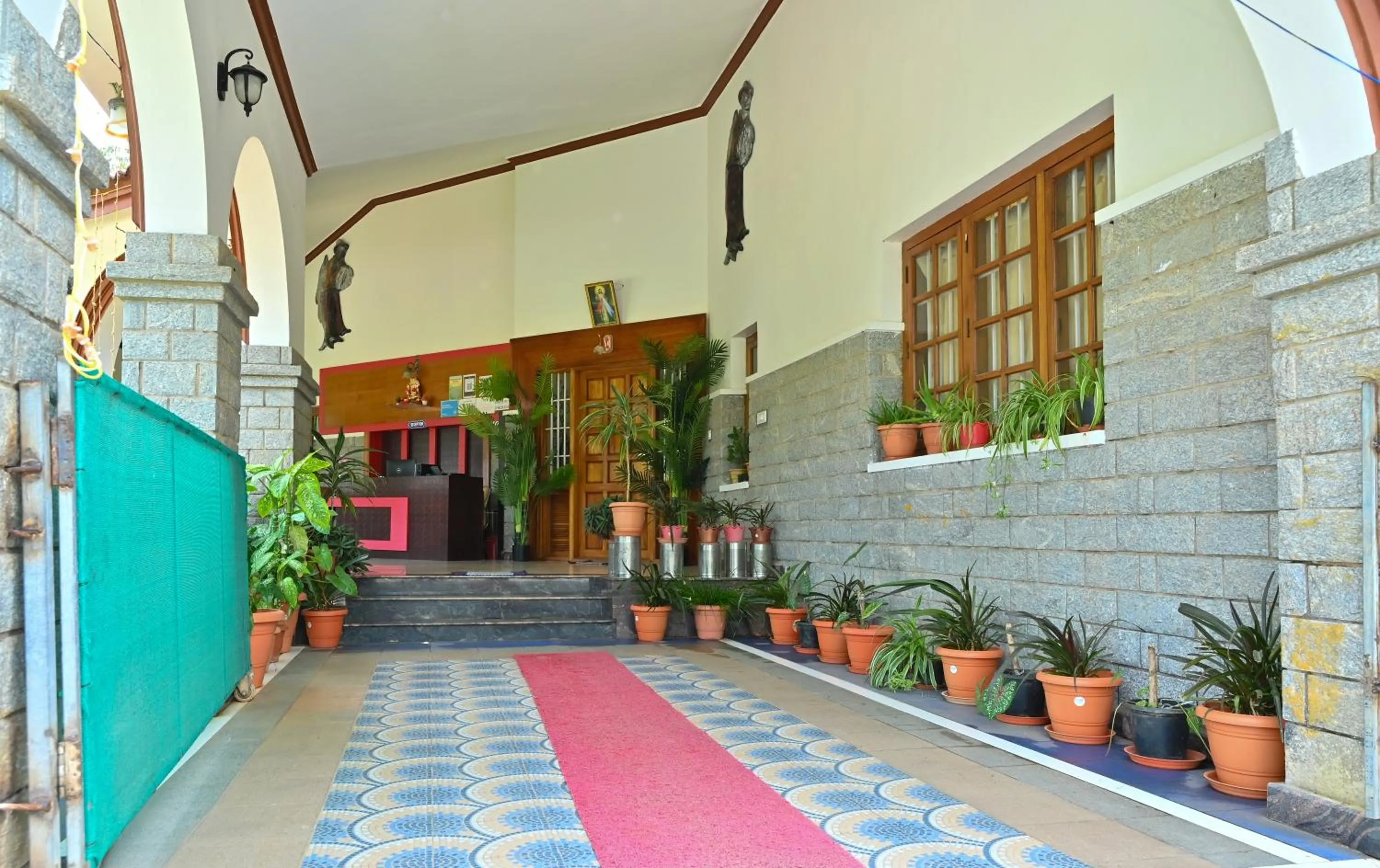 Facade/entrance in NAVARATHNA International resort