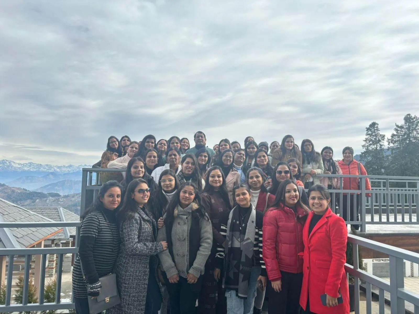 group of guests in Hotel Greenberry Narkanda