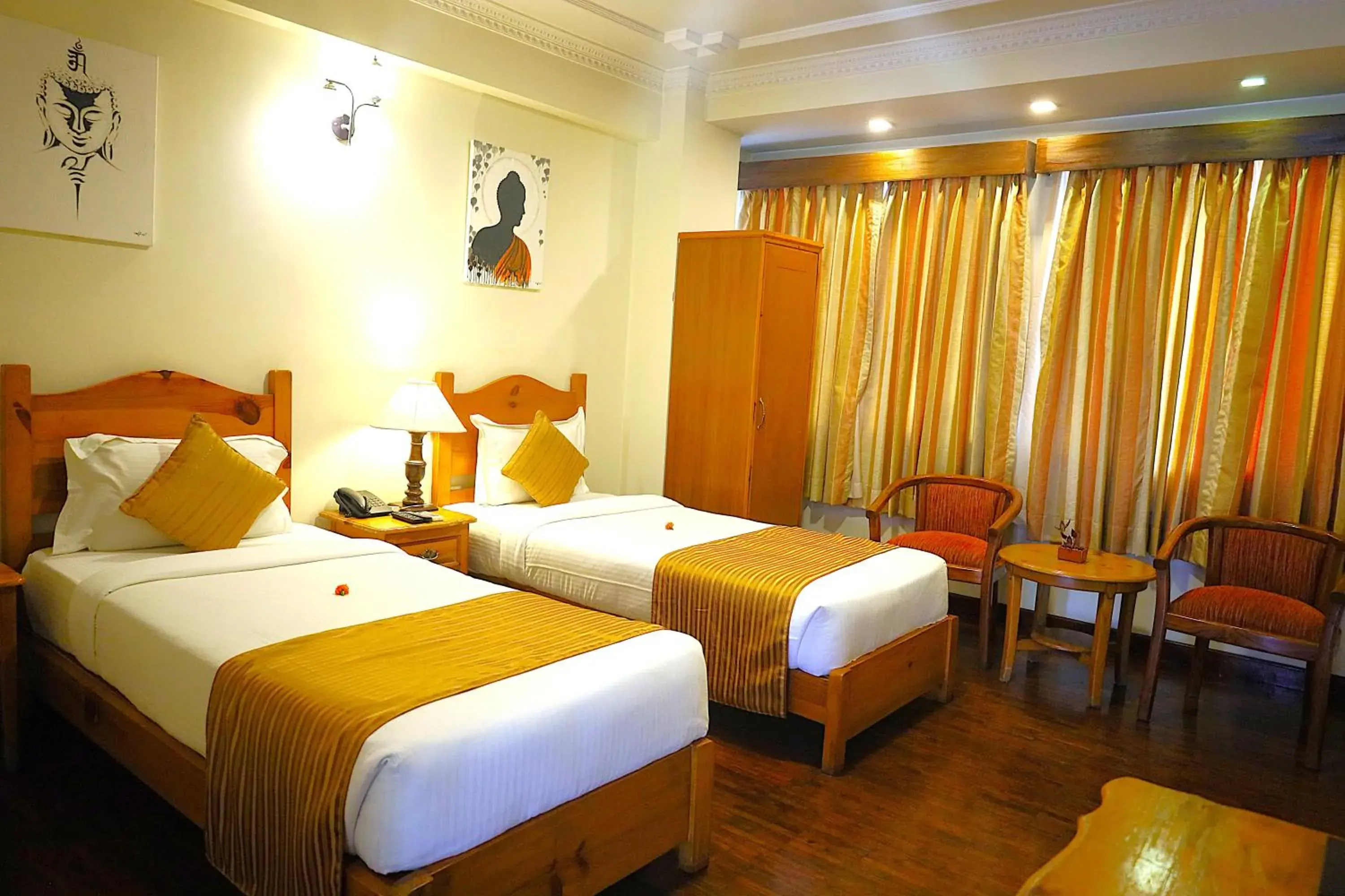 Deluxe Twin Room - single occupancy in Hotel Holy Himalaya Deluxe Twin Room - single occupancy in Hotel Holy Himalaya