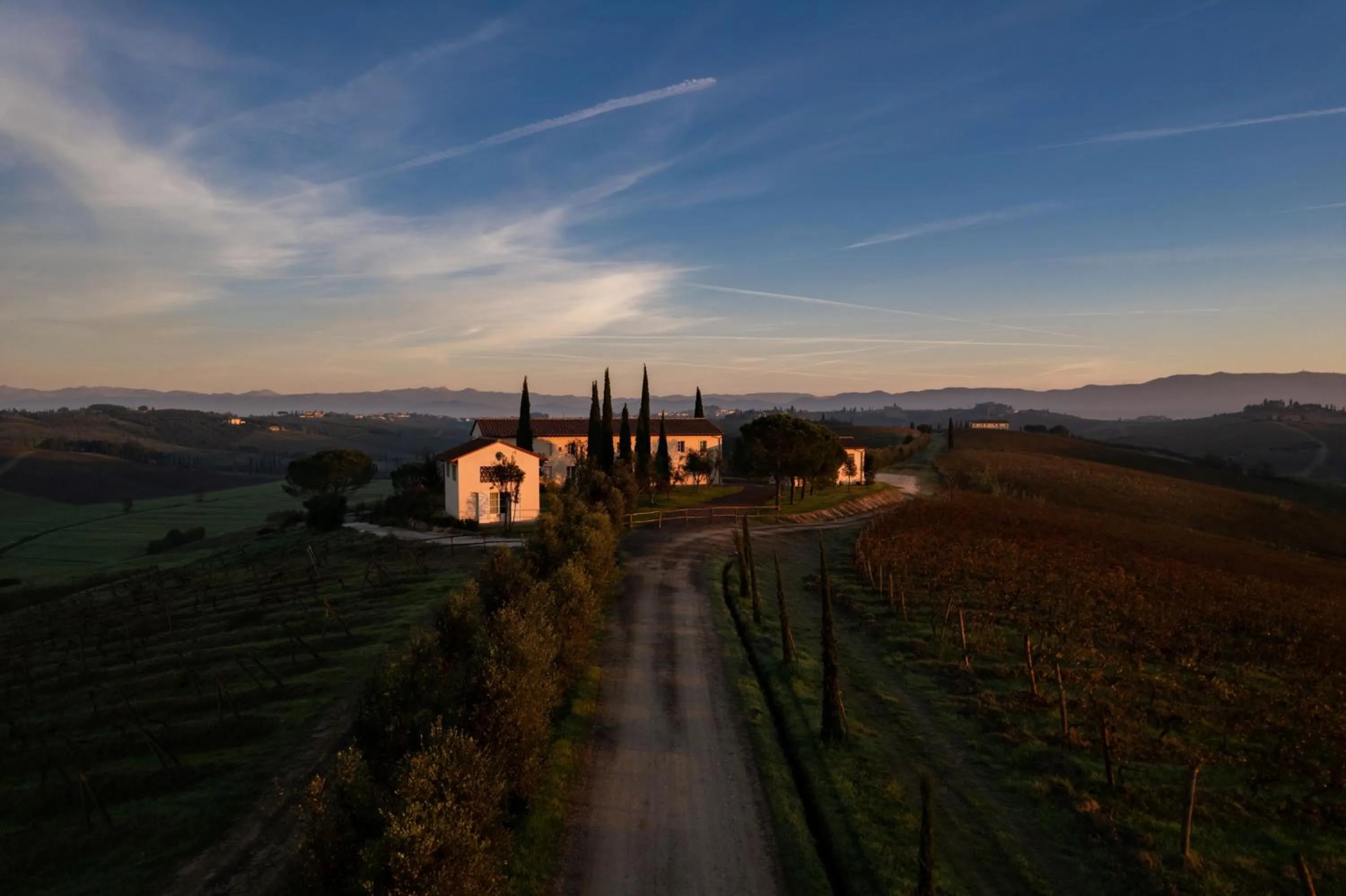 Bird's eye view in Colle Alberti Country House