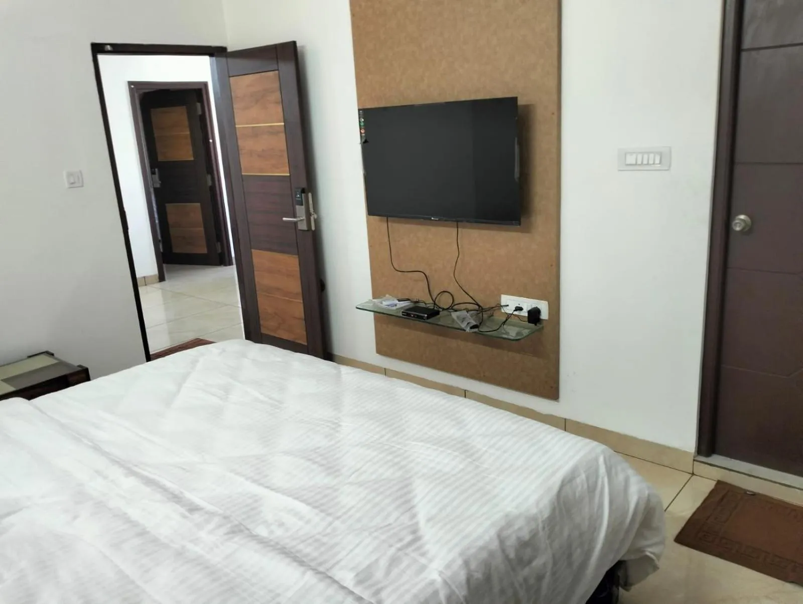 Bed in Amma Inn Elegance Suites and Apartments