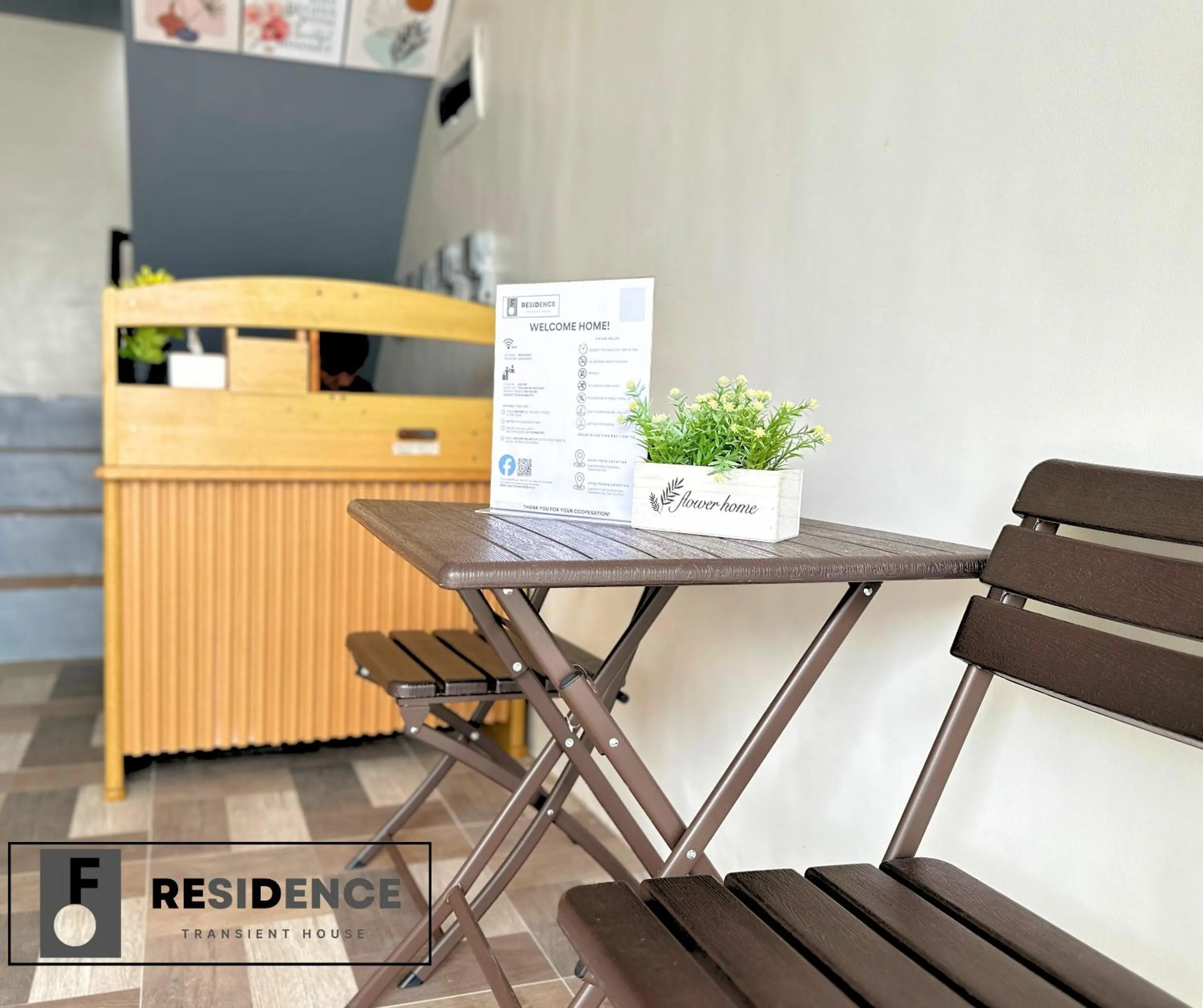 Lobby or reception in F Residence Transient House