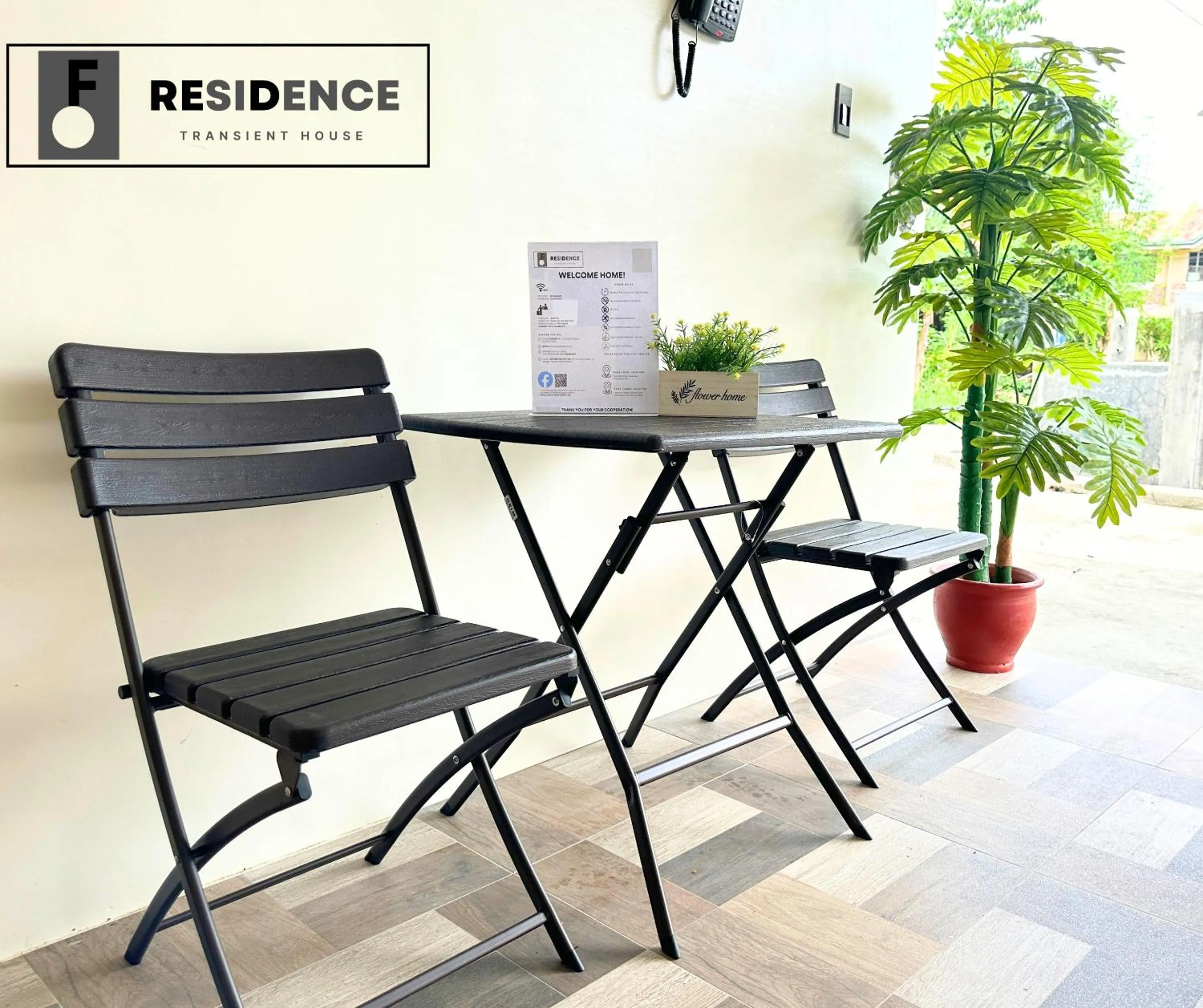 Lobby or reception in F Residence Transient House