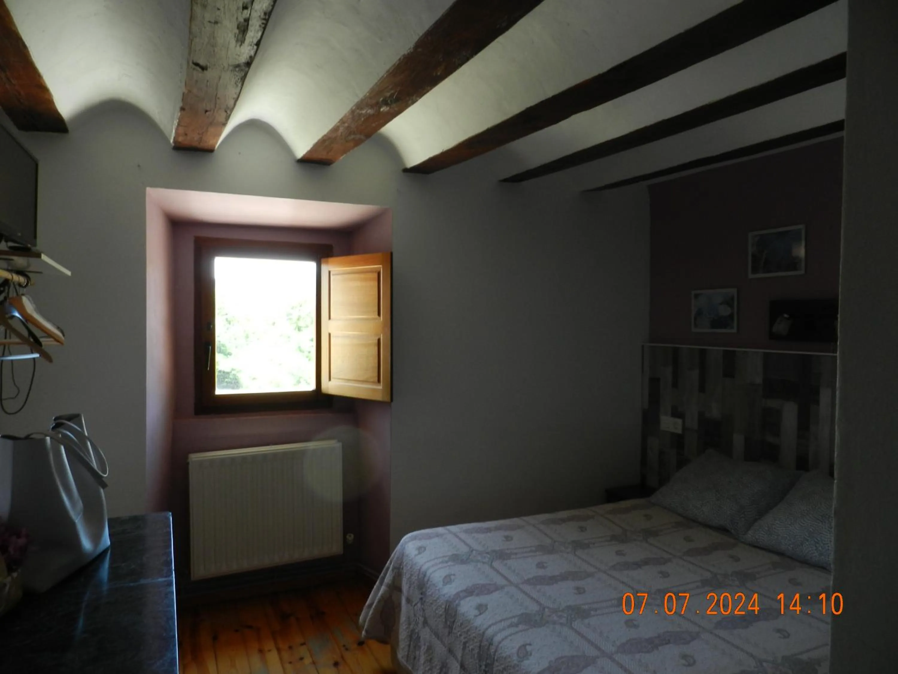 Bed in Hotel Rural Papasol