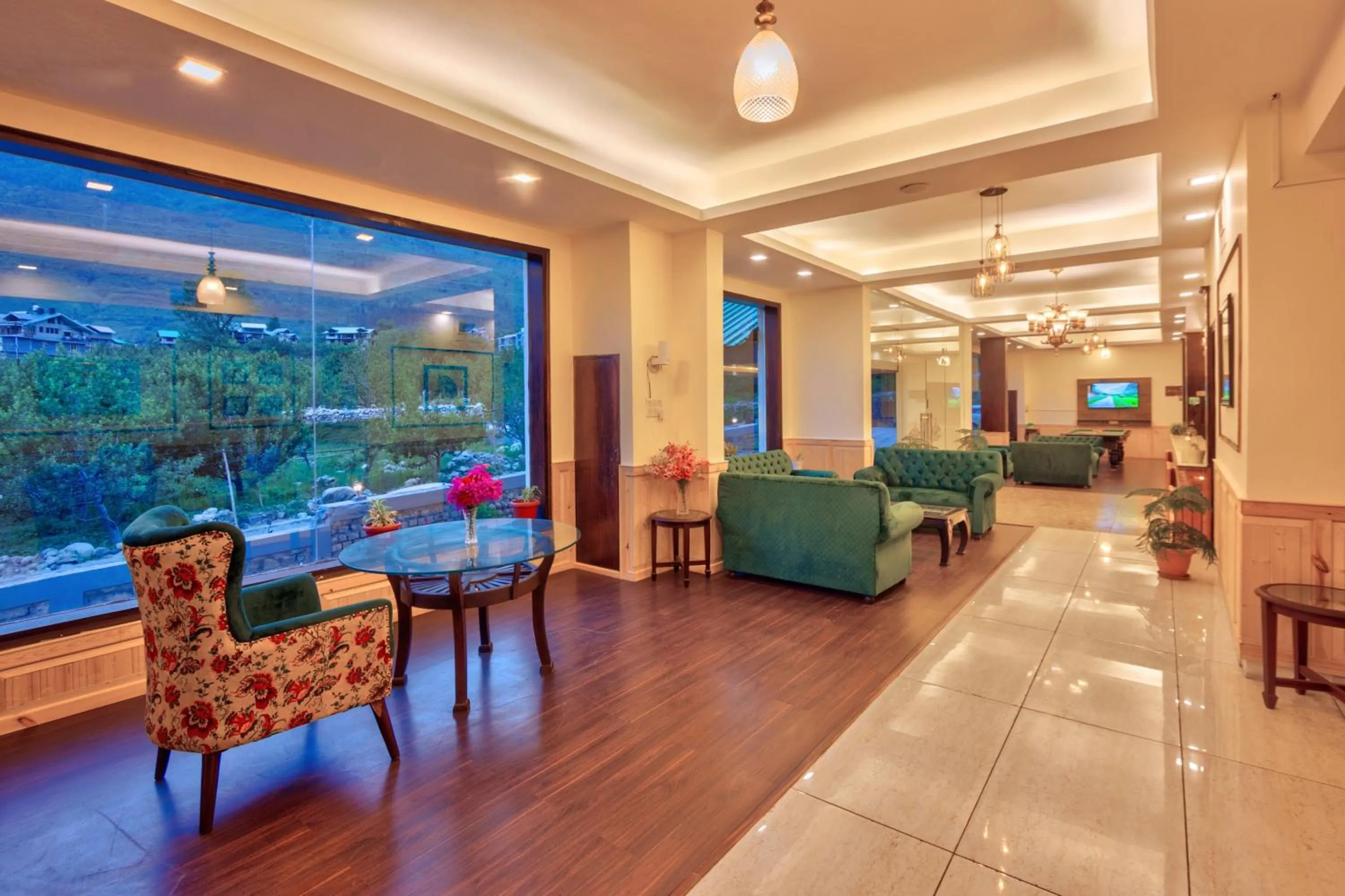 Living room in The Katoch Grand Resort