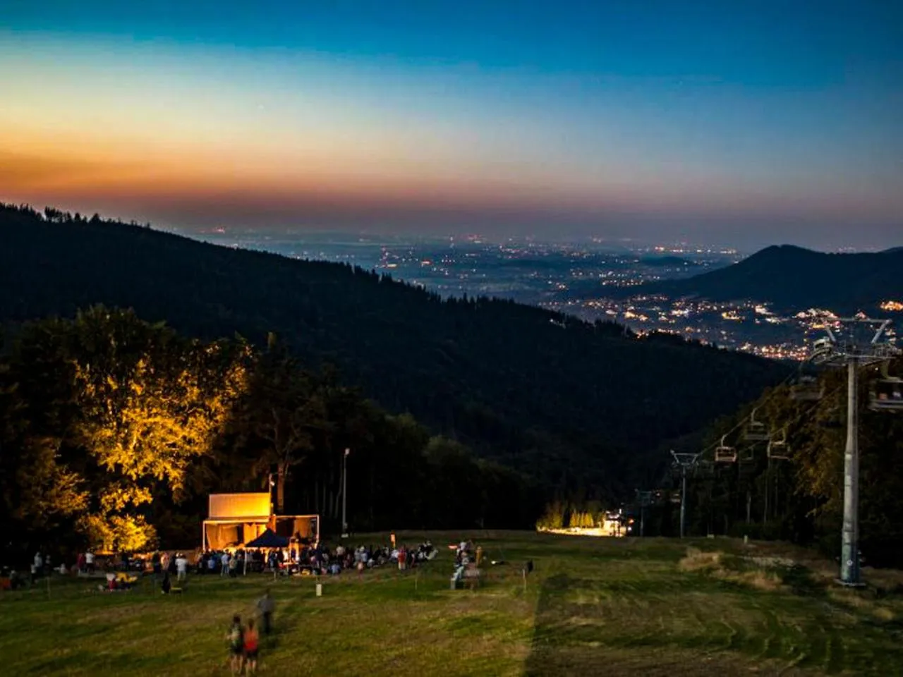 Natural landscape in Poniwiec Mała Czantoria