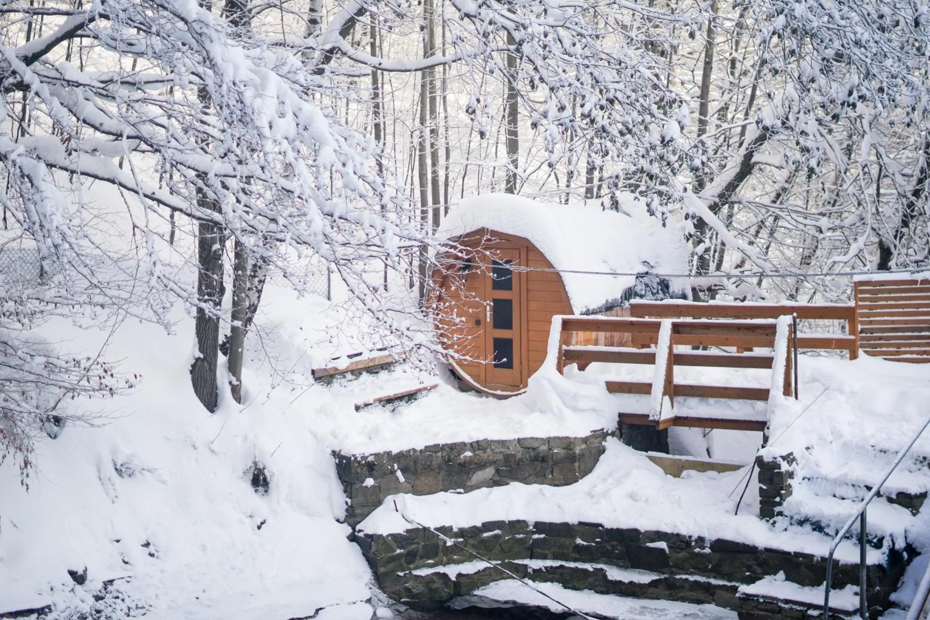 Winter in Poniwiec Mała Czantoria