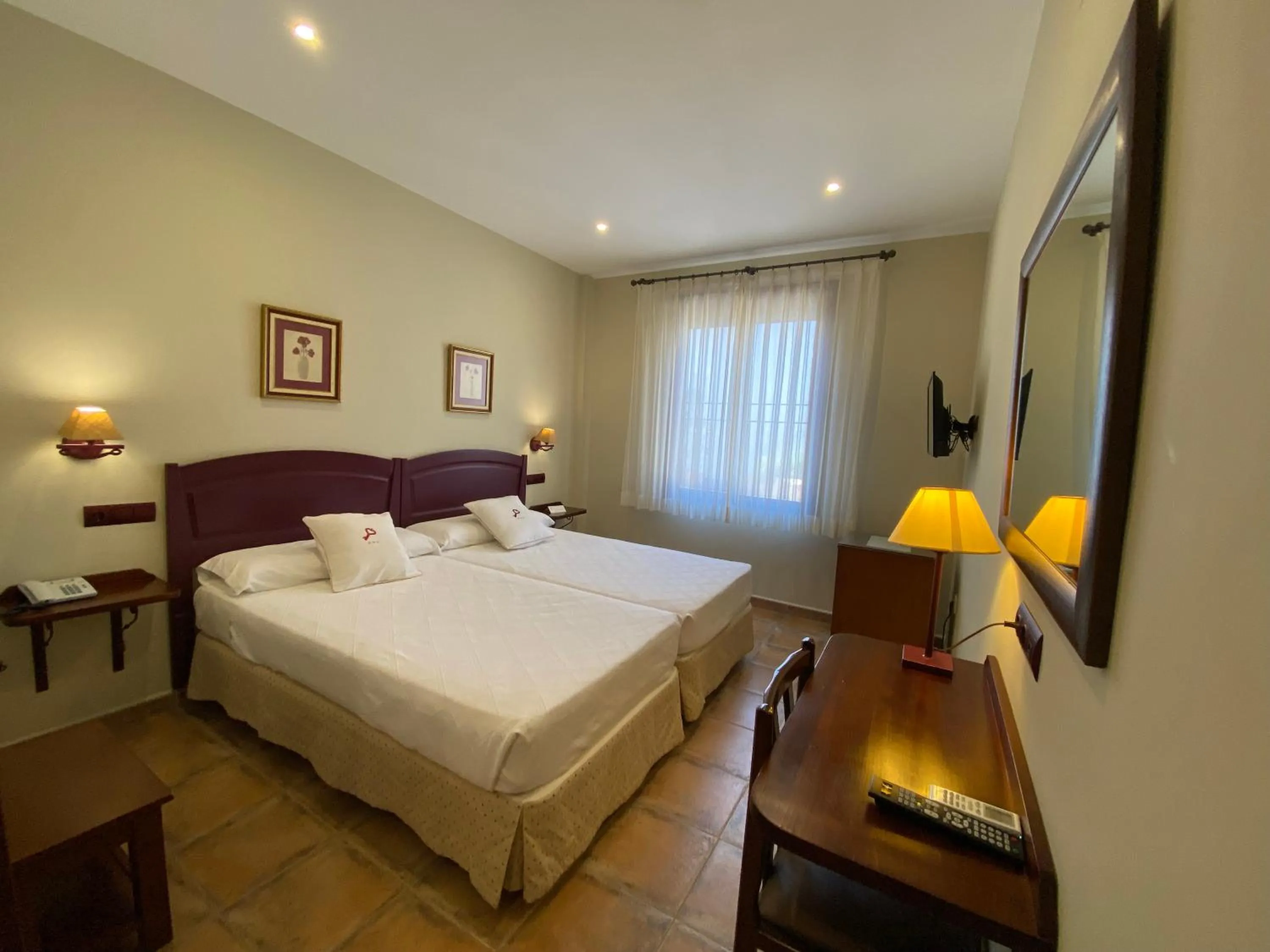 Bed in Hospedium Hotel Retiro del Maestre