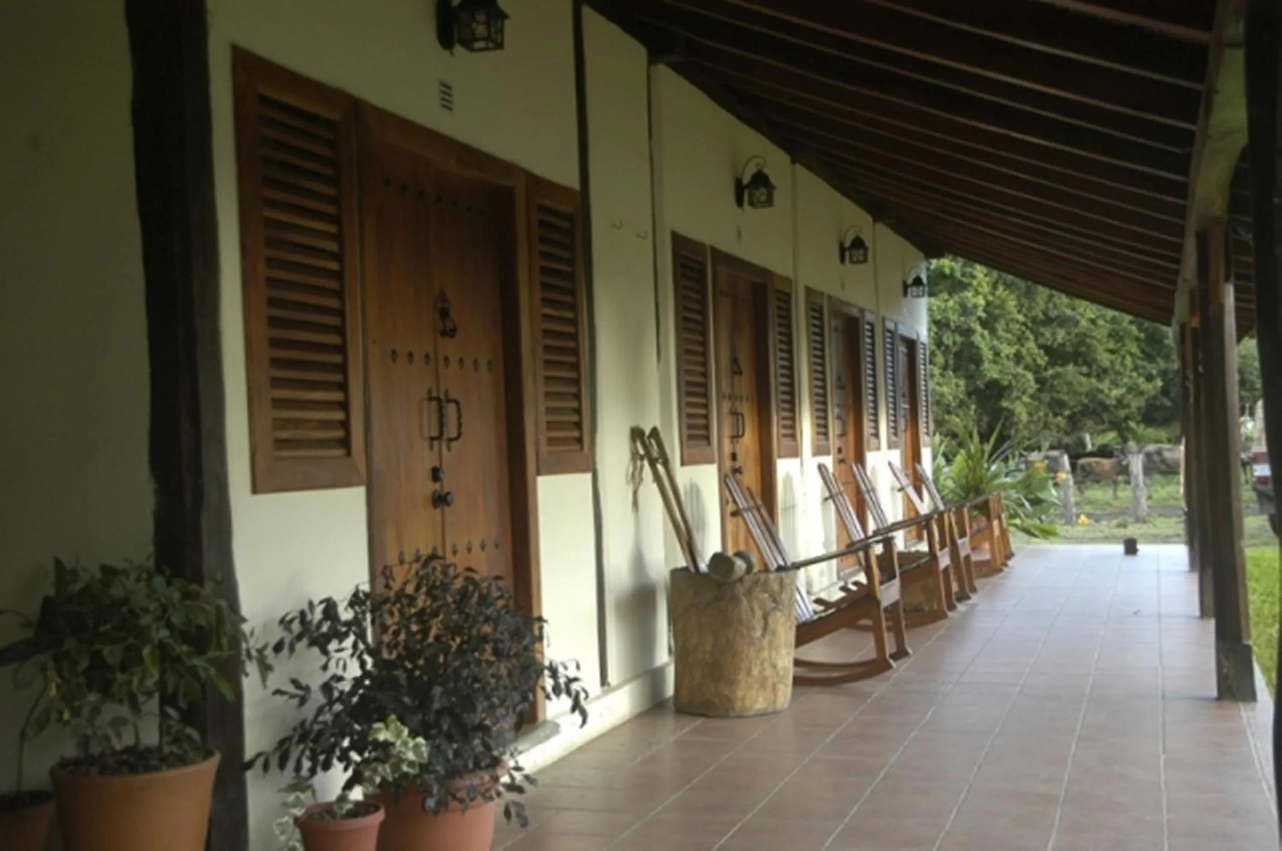Decorative detail in Hotel San Juan Ometepe