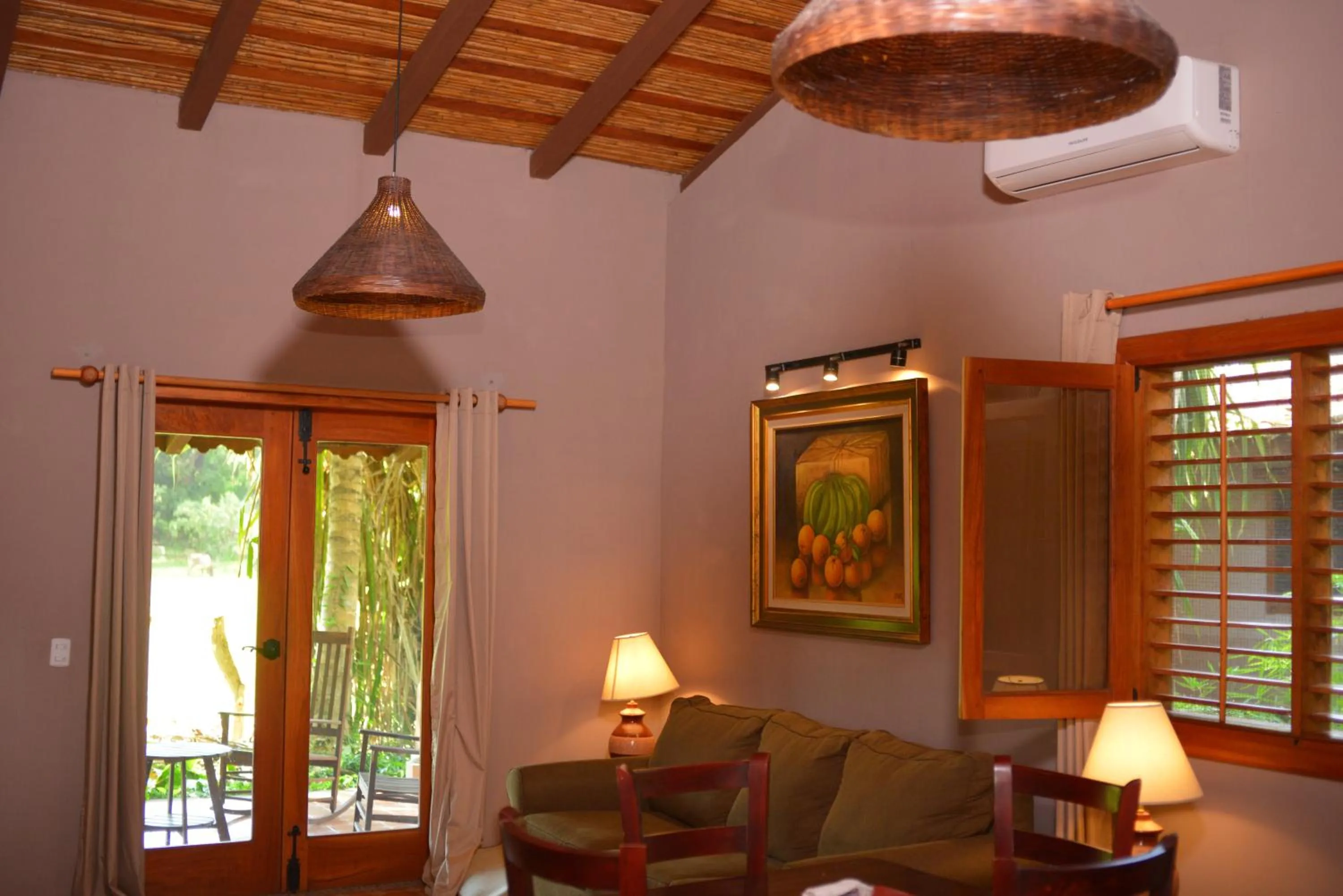 Seating area in Hotel San Juan Ometepe