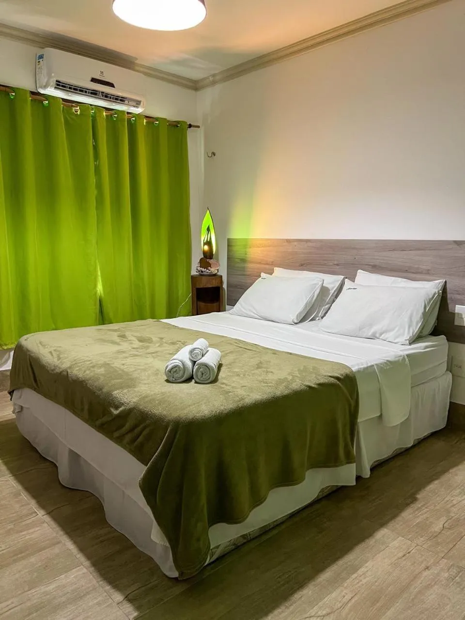 Bed in Pousada Aconchego de Genipabu