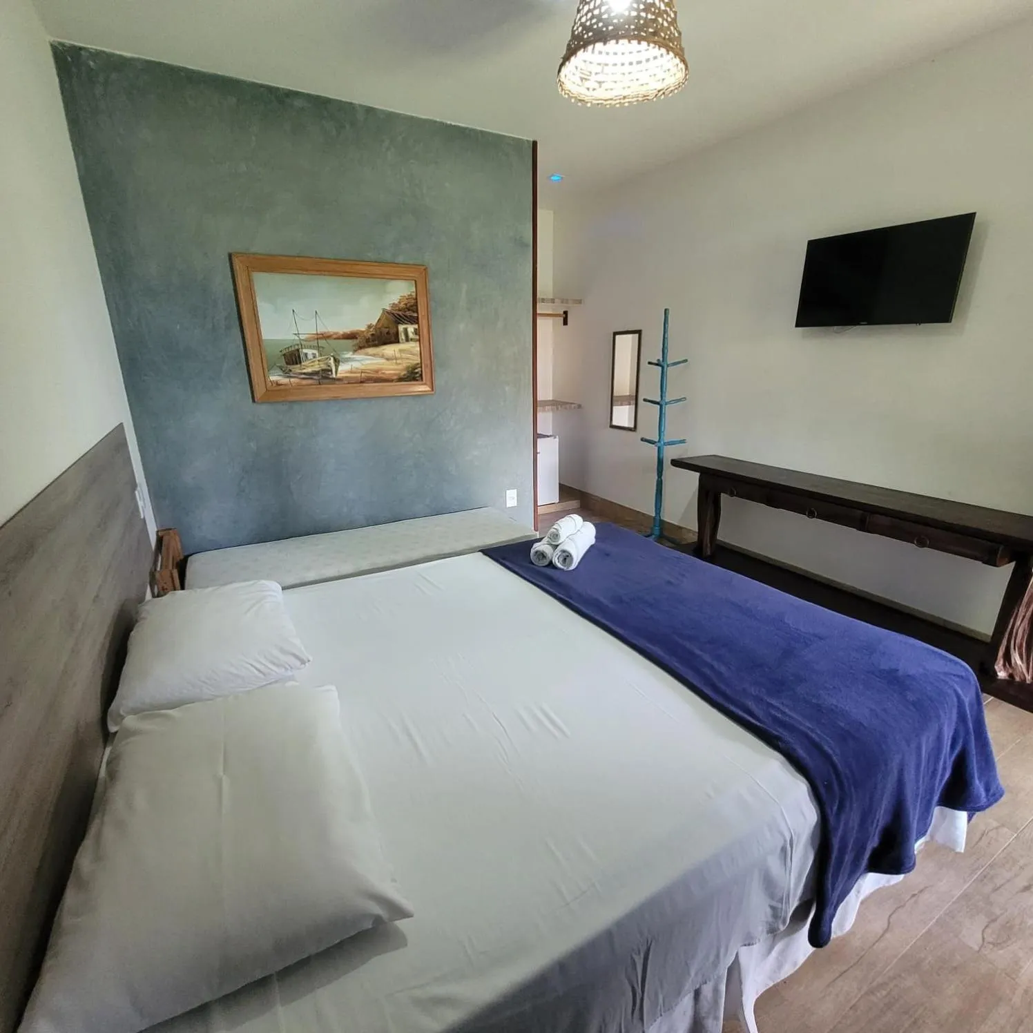 Bed in Pousada Aconchego de Genipabu