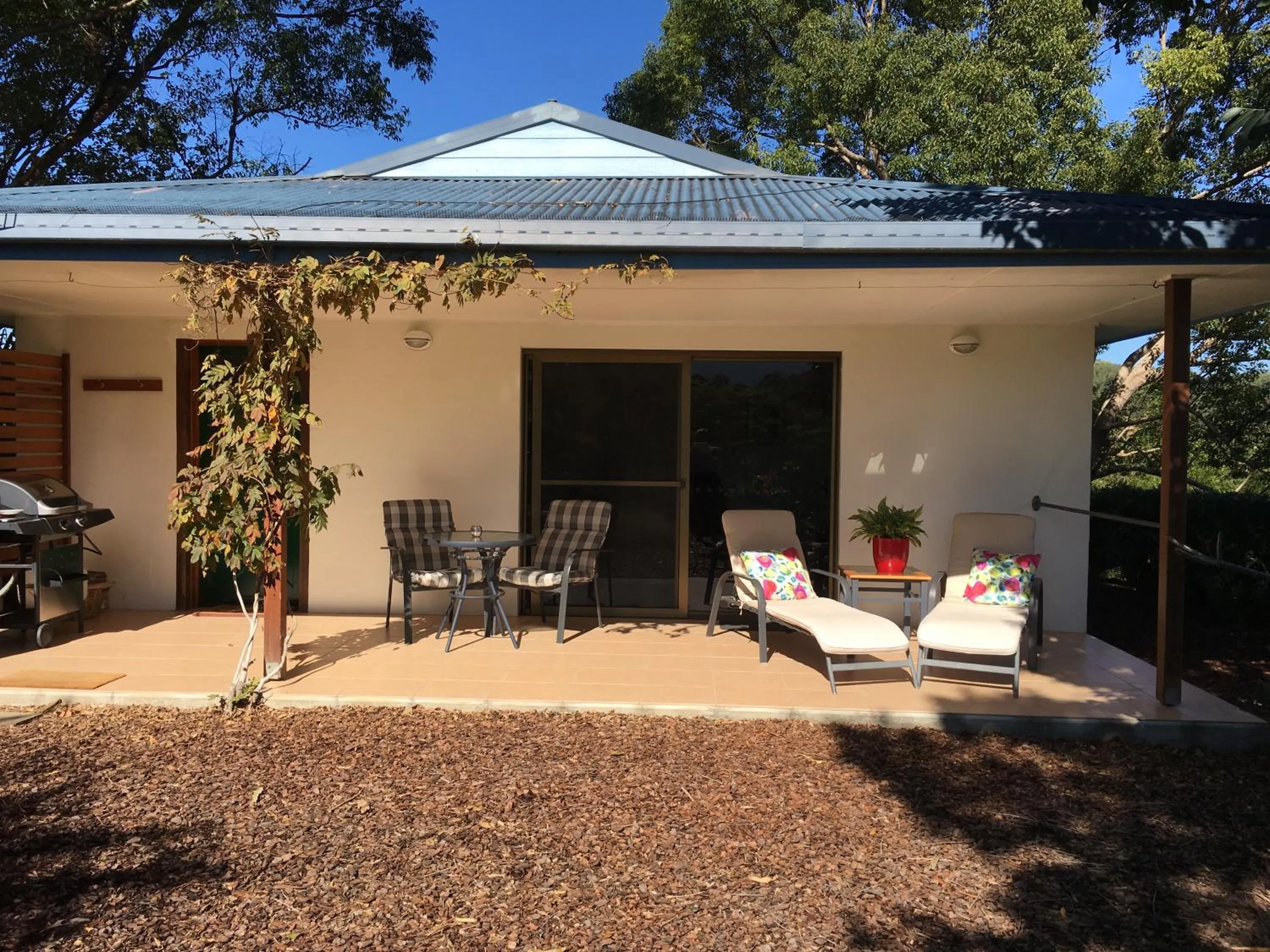 Patio in Hillcrest Mountain View Retreat