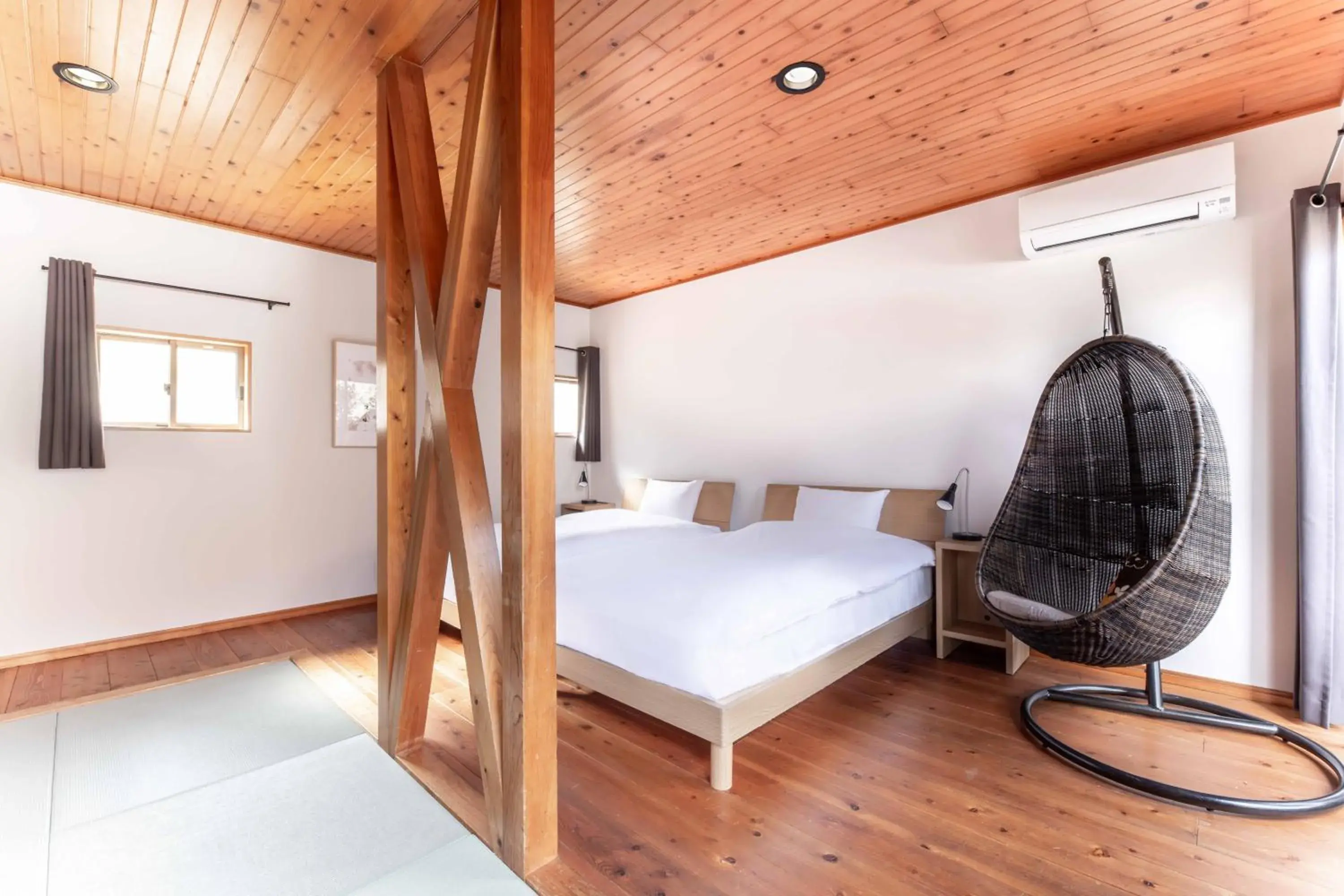 Twin Room with Tatami Area with Open-Air Bath and Indoor Bath (40㎡) in Hanare no Yado Hanagokoro Twin Room with Tatami Area with Open-Air Bath and Indoor Bath (40㎡) in Hanare no Yado Hanagokoro