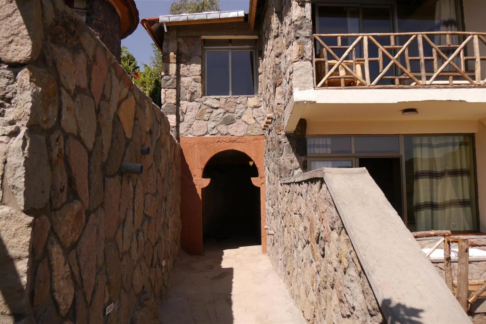 Facade/entrance in Sora Lodge Lalibela