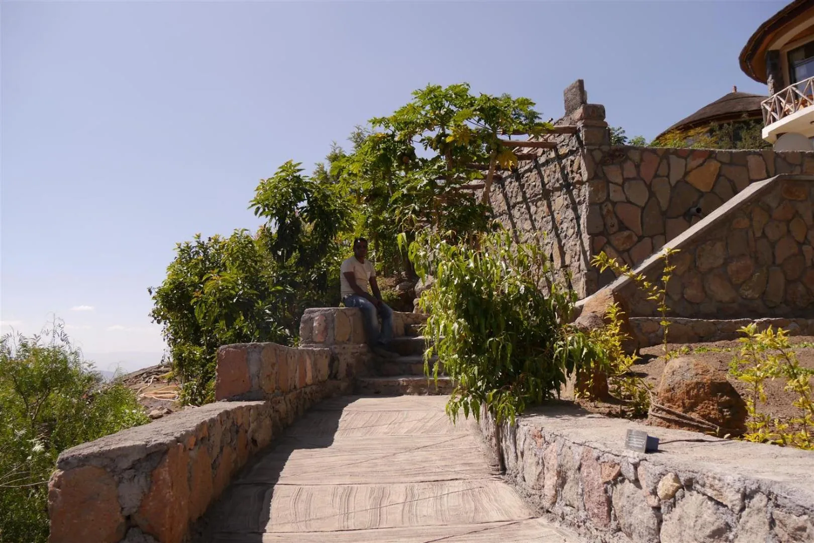 Garden in Sora Lodge Lalibela