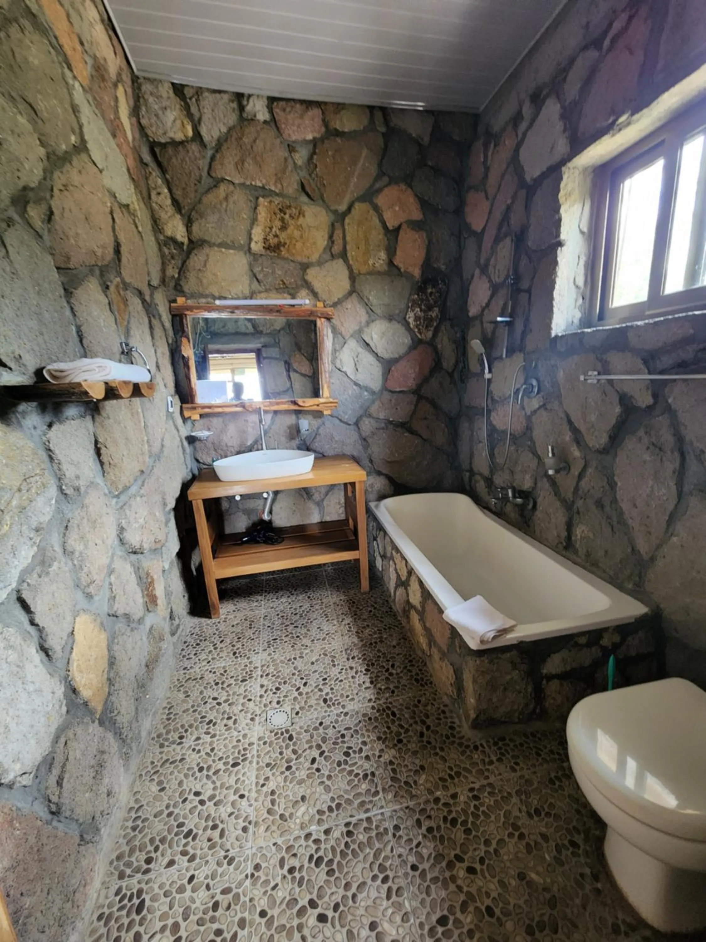 Toilet in Sora Lodge Lalibela