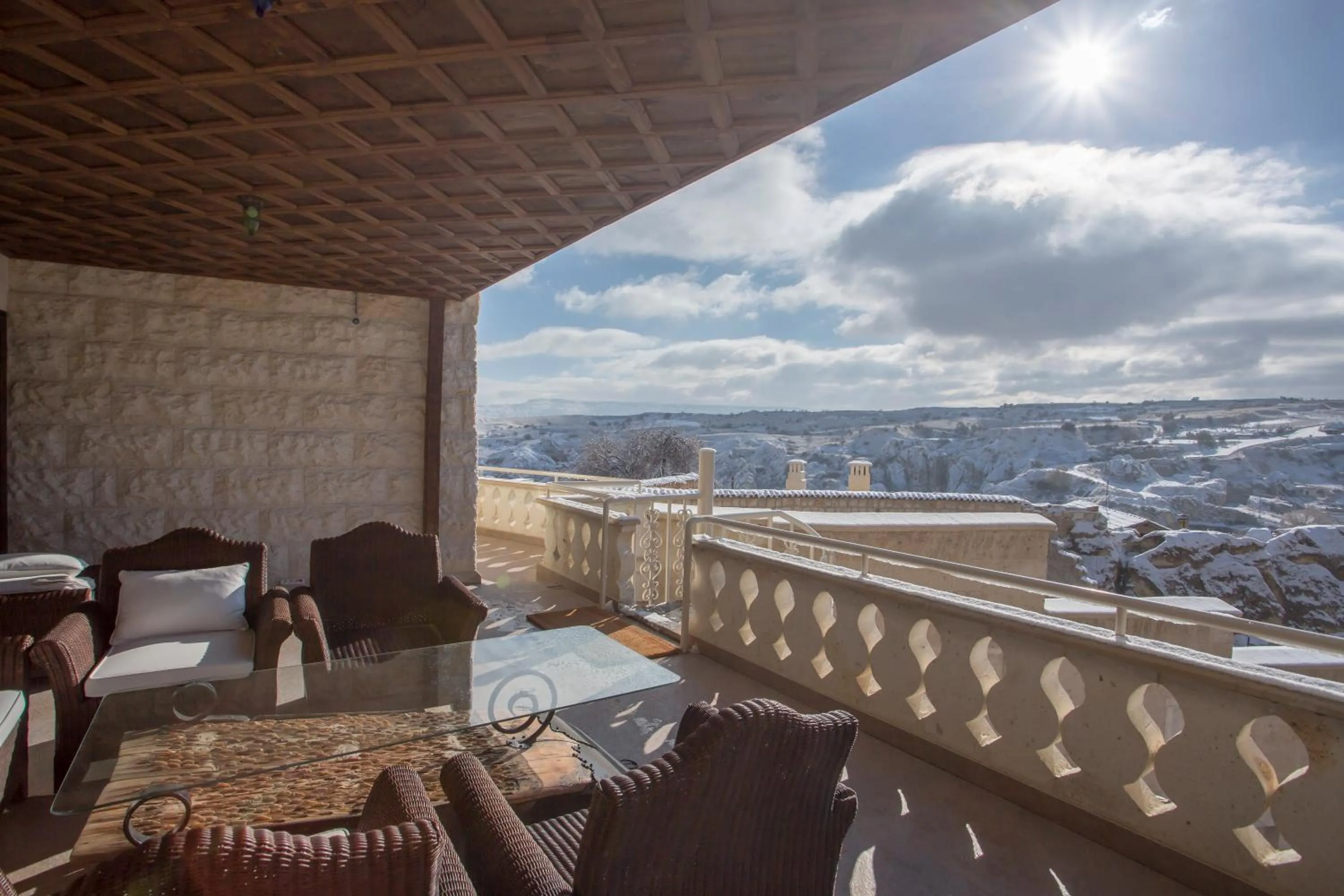 Landmark view in Cappadocia Minia Cave Hotel