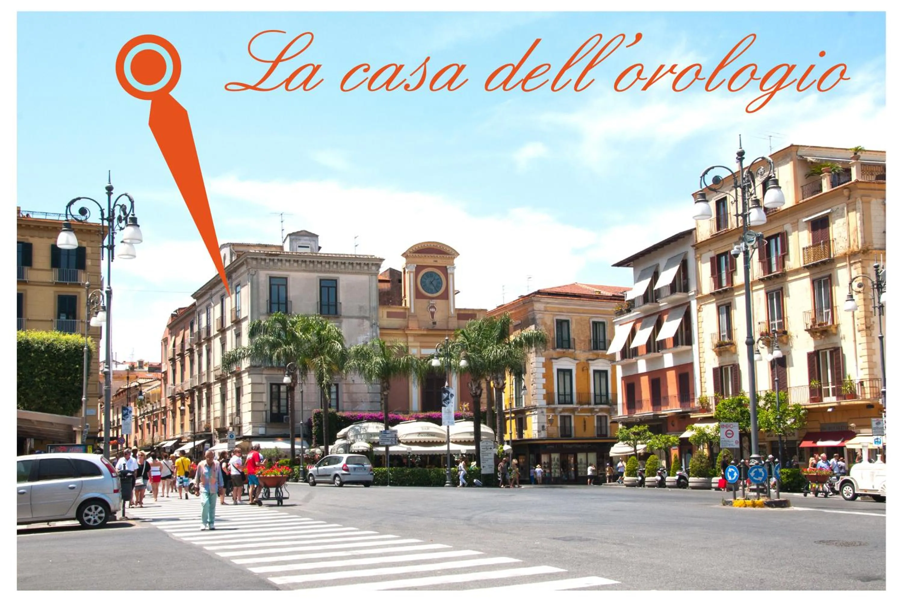 Bird's eye view in La Casa dell'Orologio - MAIN SQUARE