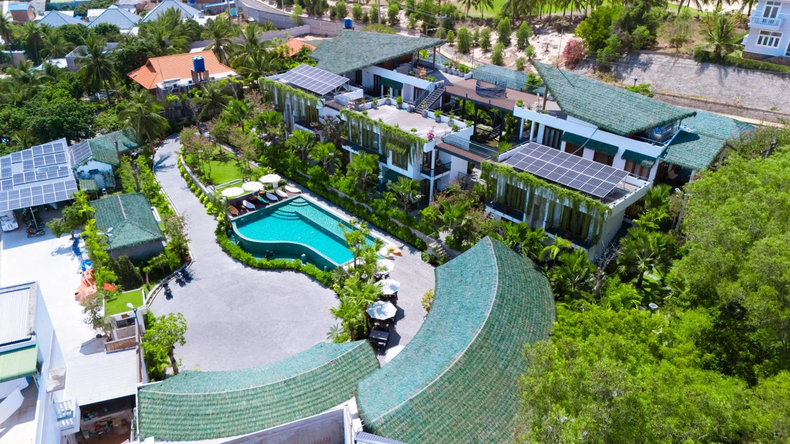 Bird's eye view in Pandora Sand Hill Mũi Né Resort