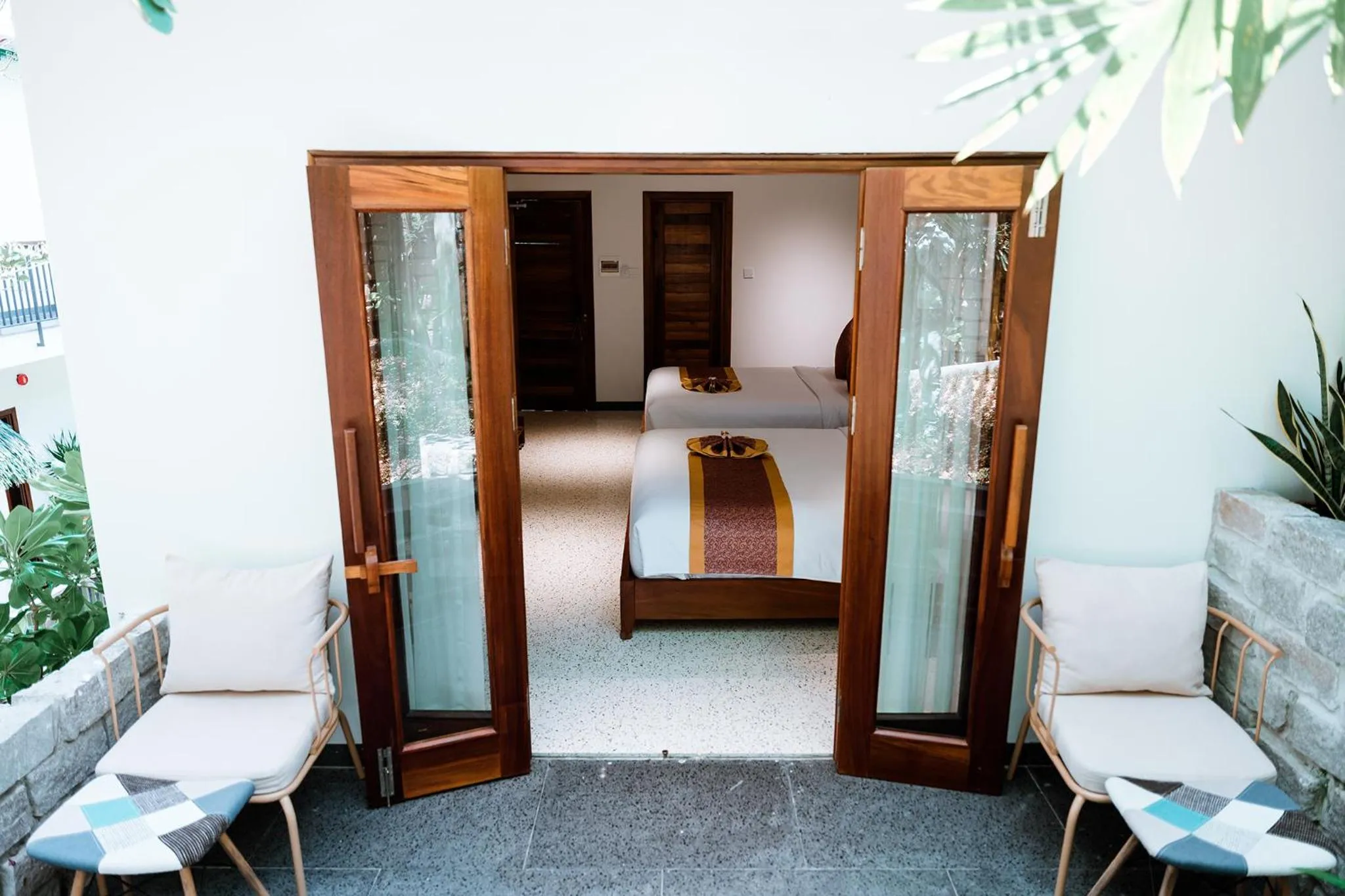 Balcony/Terrace, Bed in Pandora Sand Hill Mũi Né Resort