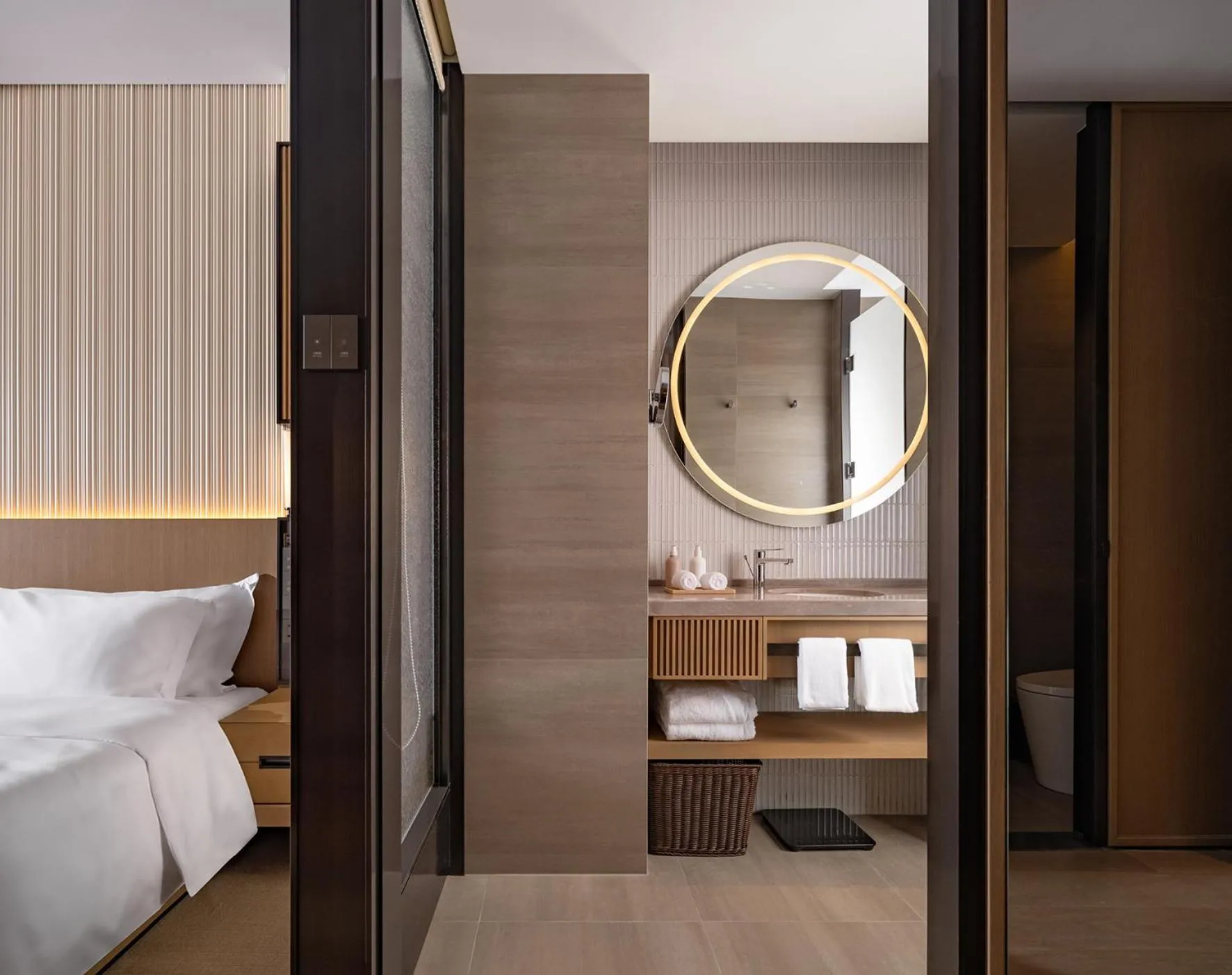 Bathroom, Bed in Garrya Xianju