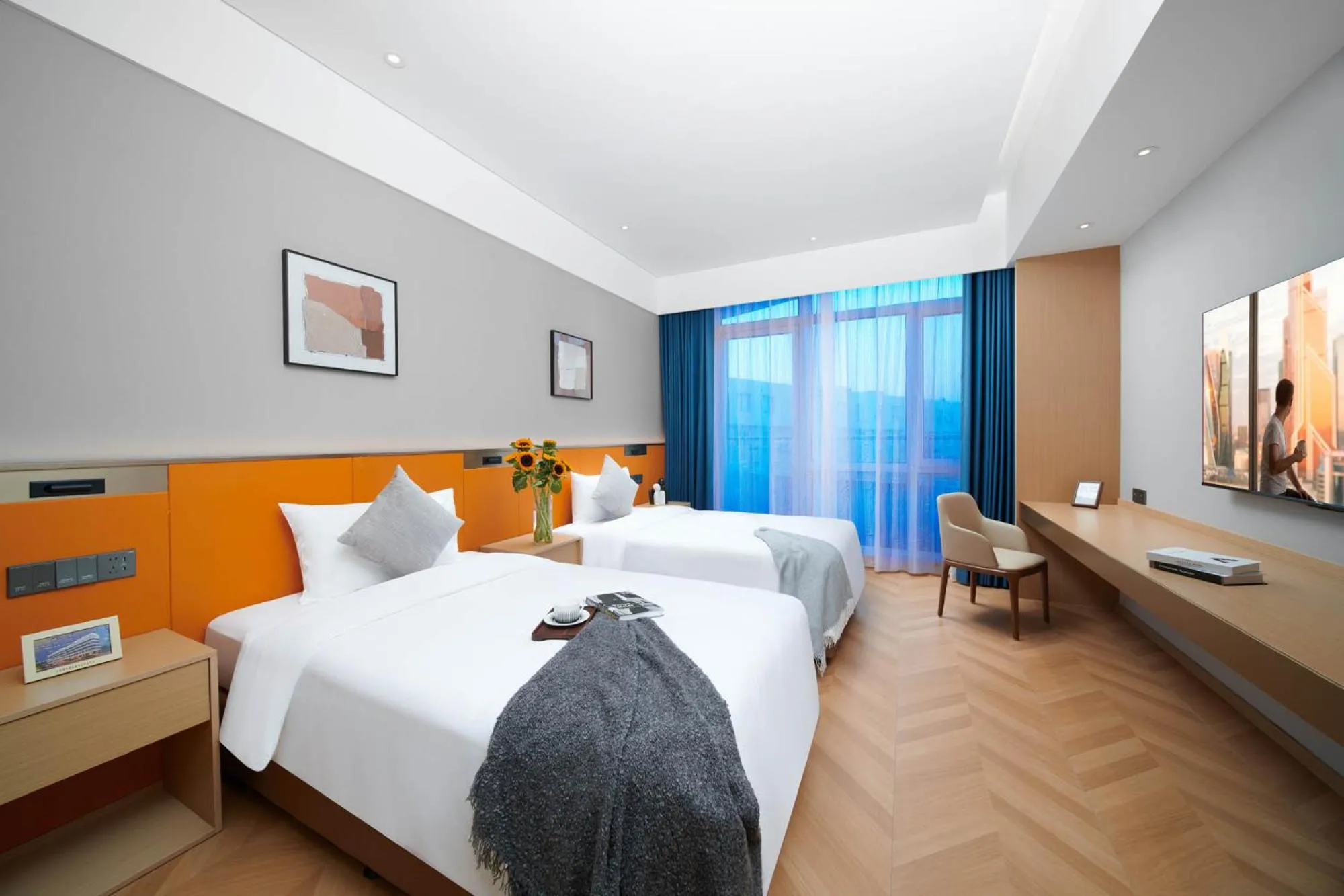 Bedroom, Bed in Citadines DD Port Dalian