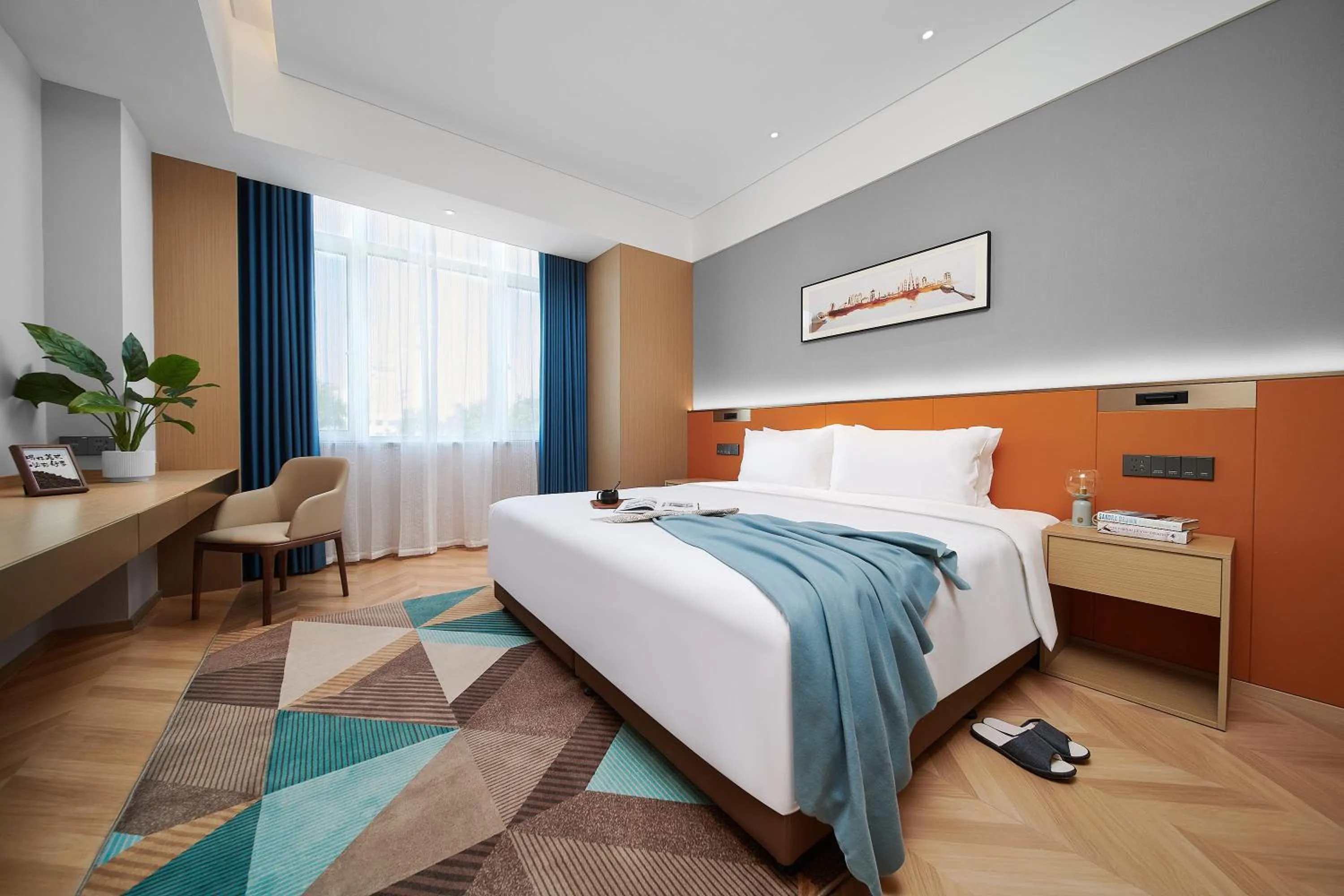 Bedroom, Bed in Citadines DD Port Dalian