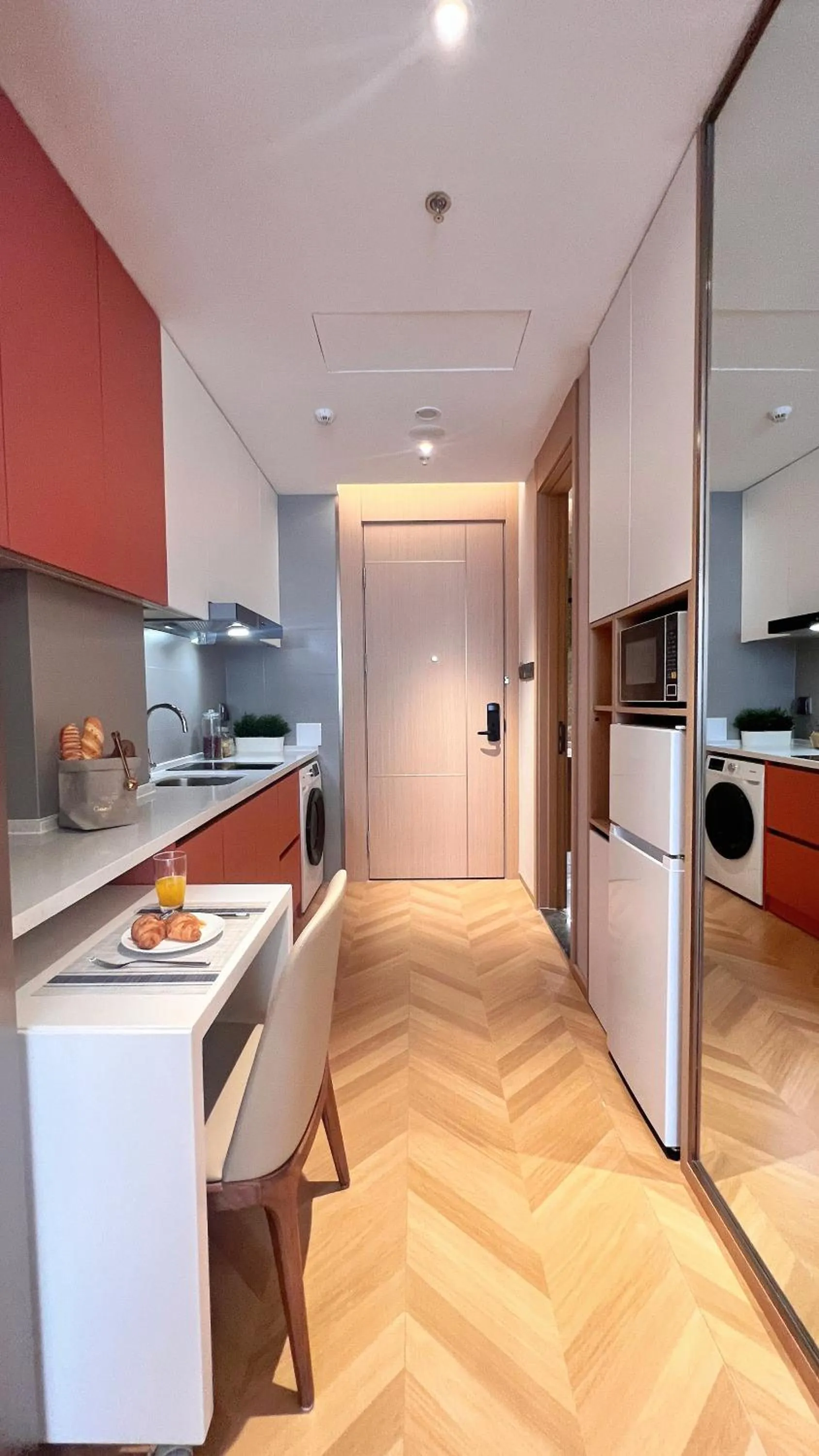 Kitchen or kitchenette in Citadines DD Port Dalian