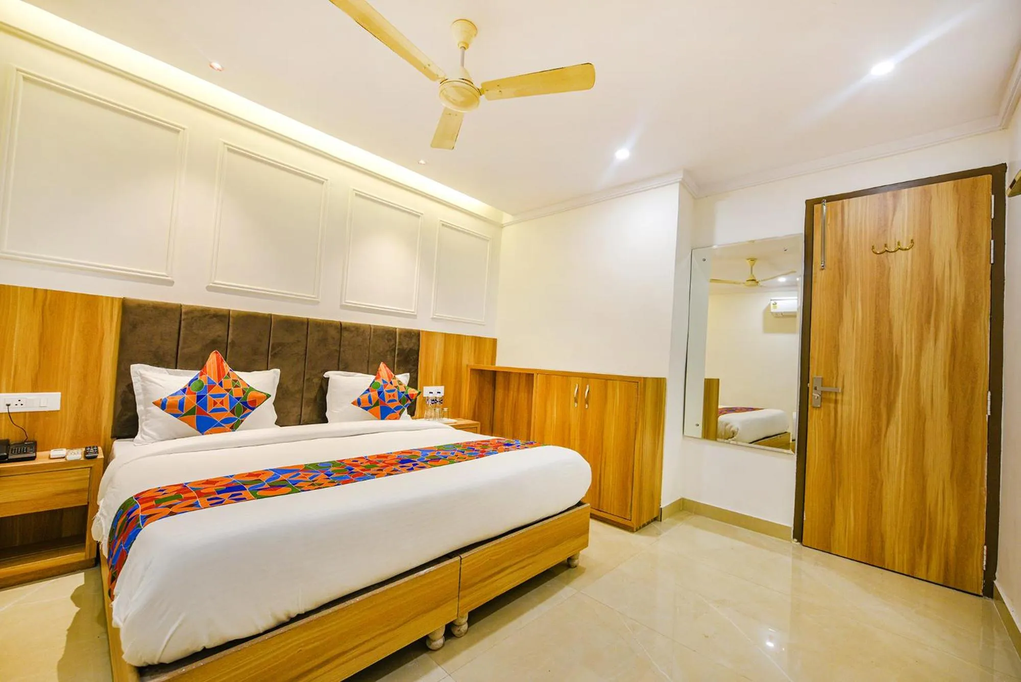 Bed in FabHotel Midway