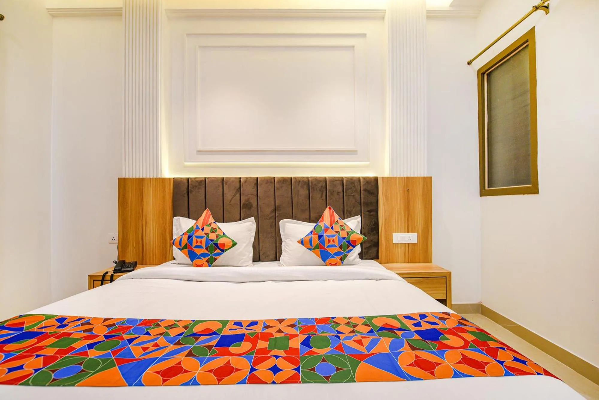 Bed in FabHotel Midway