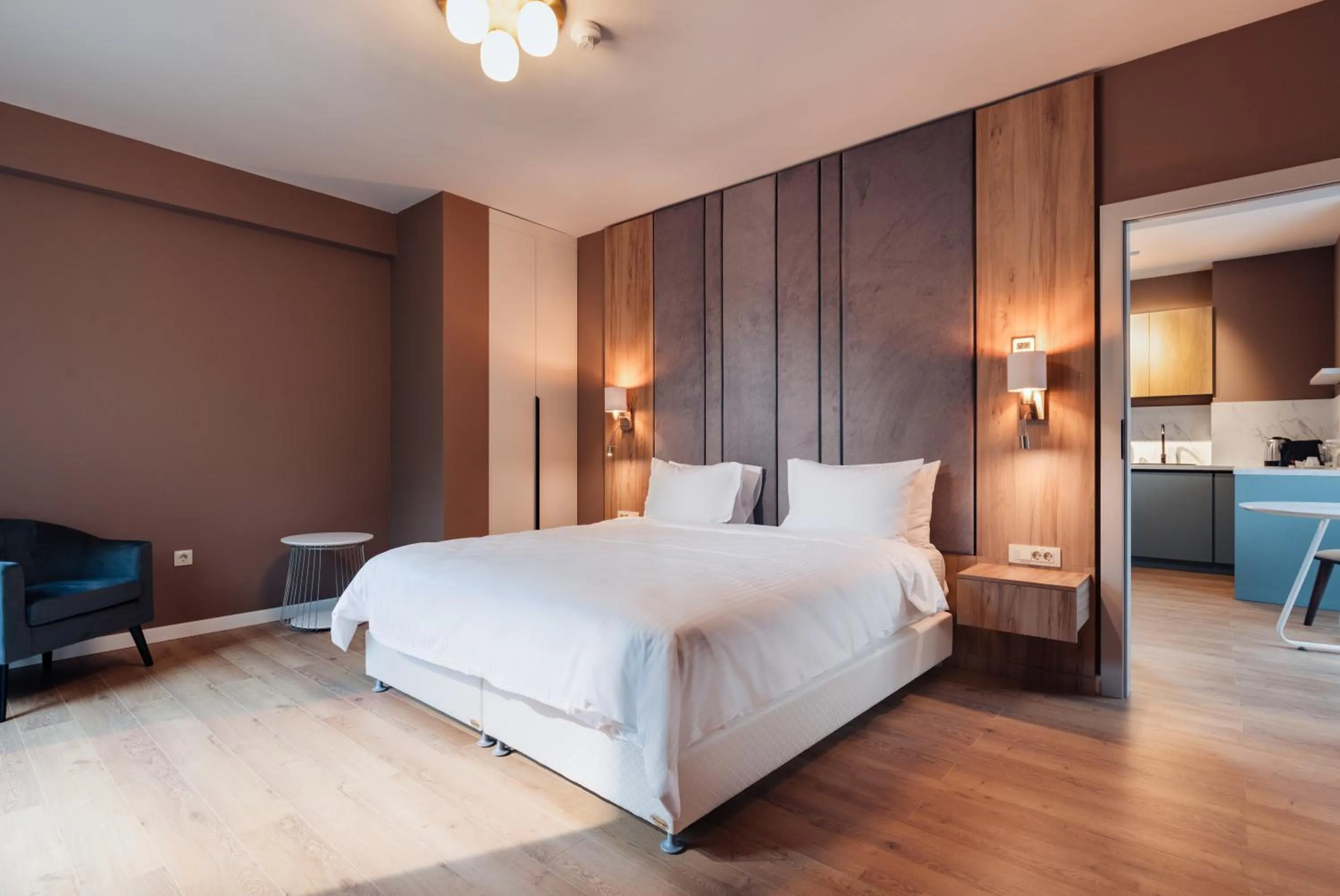 Bedroom, Bed in Syndicate Lodging Aparthotel