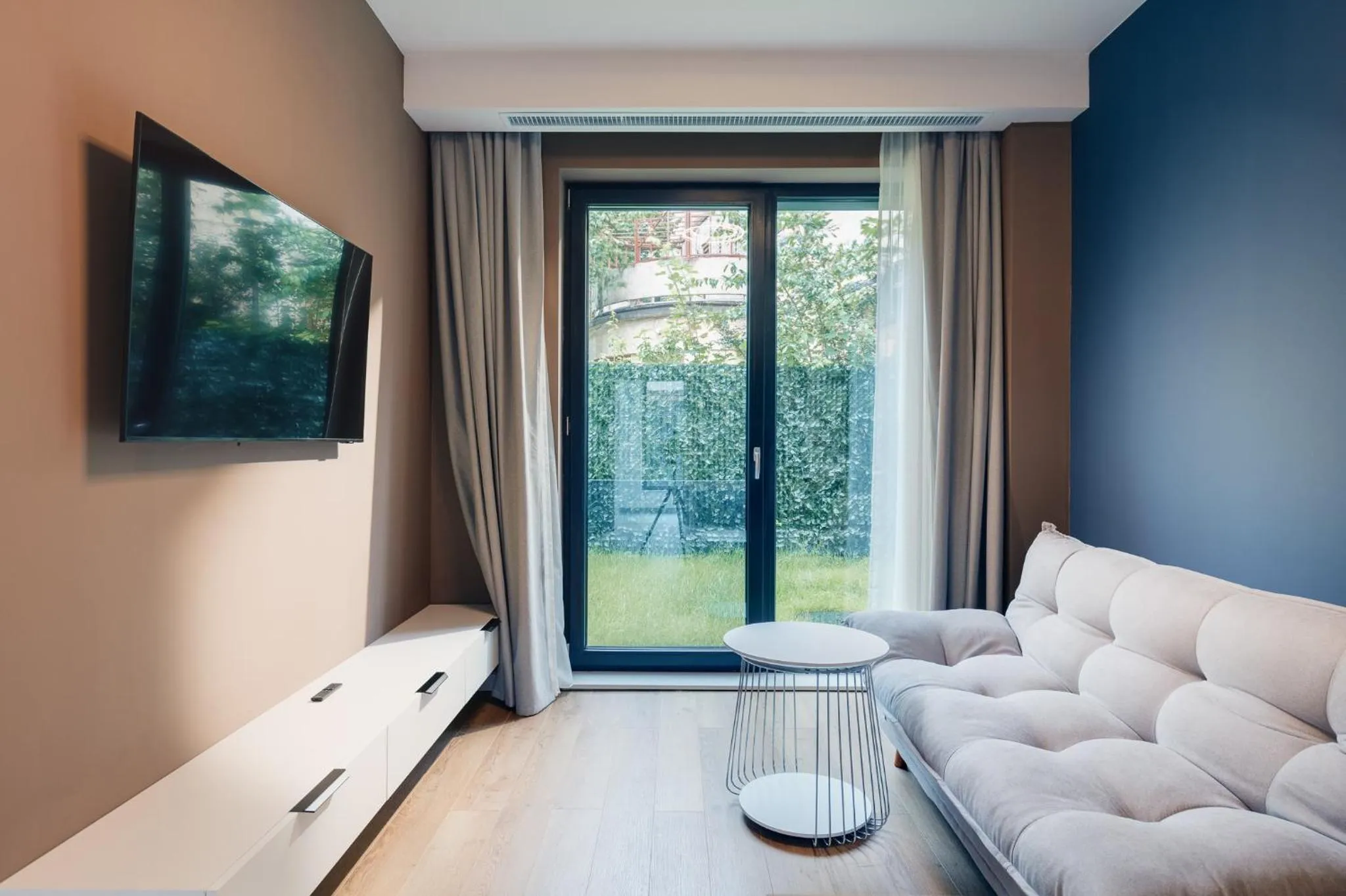 Living room in Syndicate Lodging Aparthotel