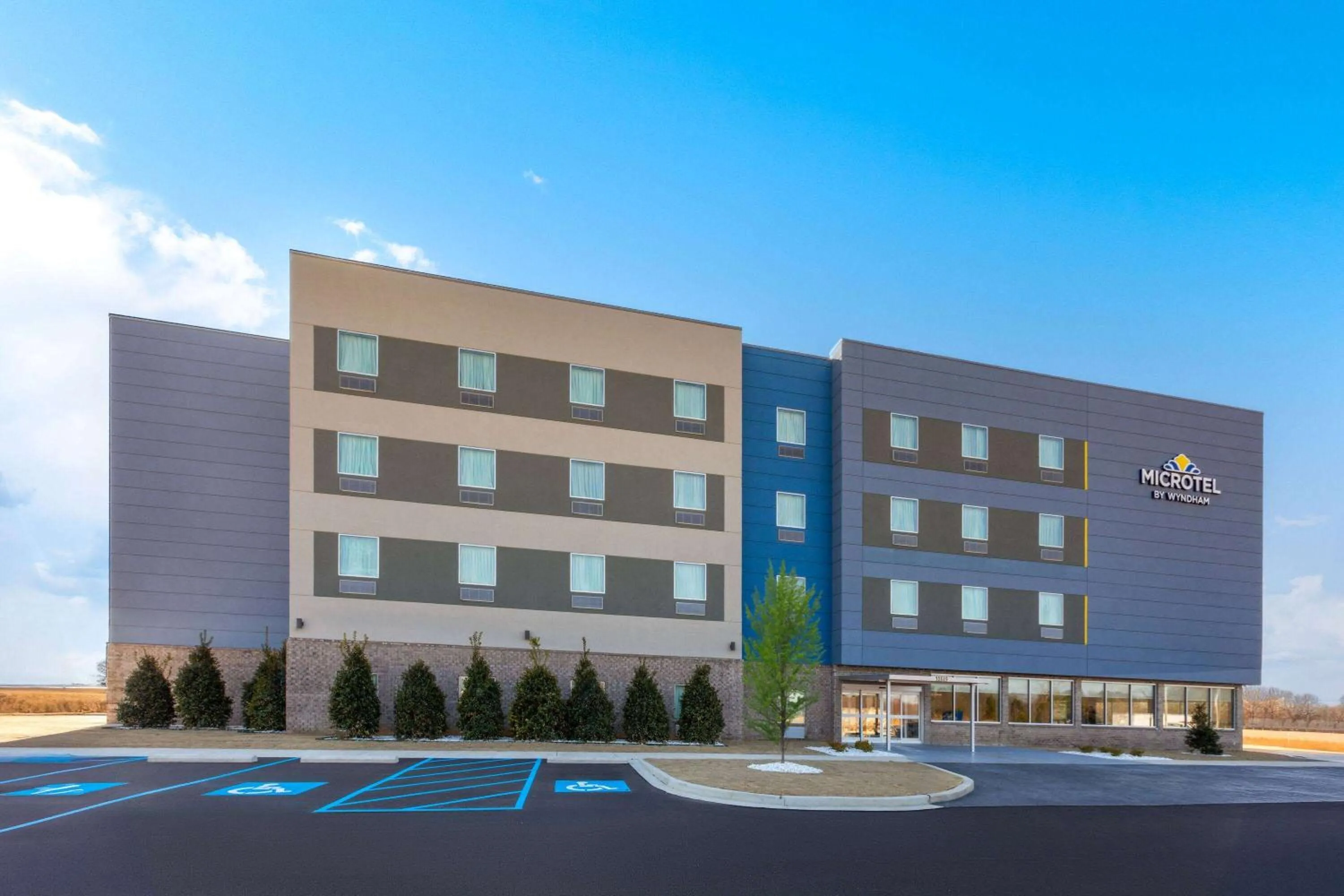 Property building in Microtel Inn & Suites by Wyndham Olive Branch