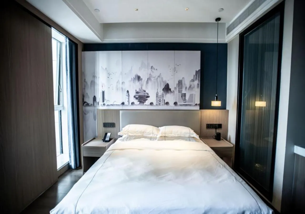 Property building, Bed in Microtel by Wyndham Qingdao Huangdao