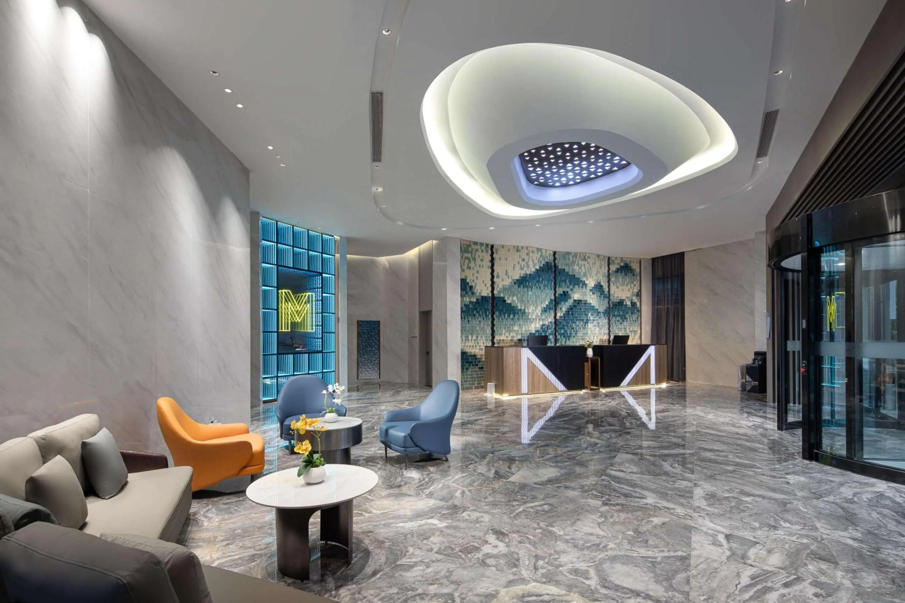 Lobby or reception in Microtel by Wyndham Qingdao Huangdao