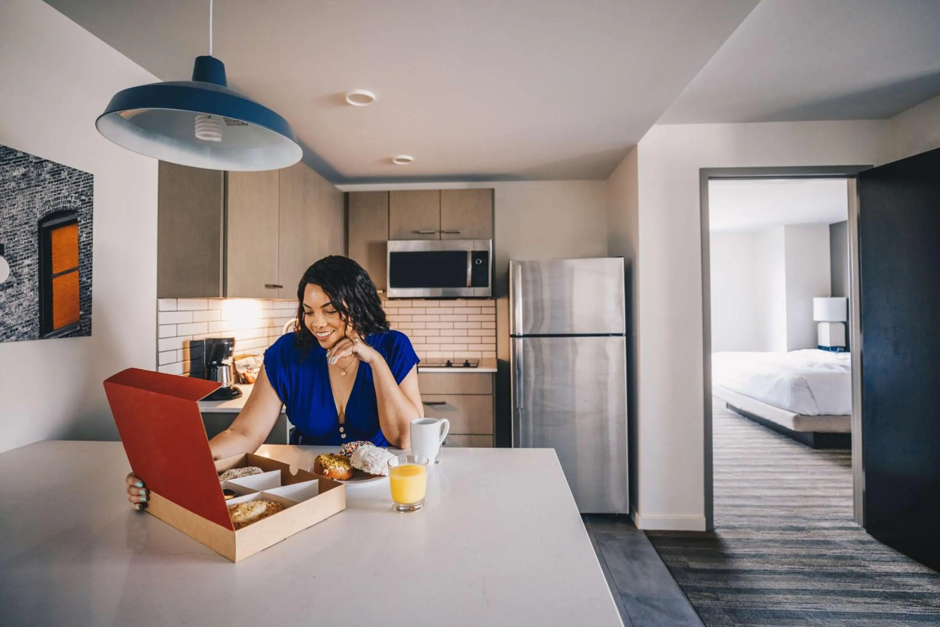 kitchen in Hyatt House Bwi Airport/Baltimore
