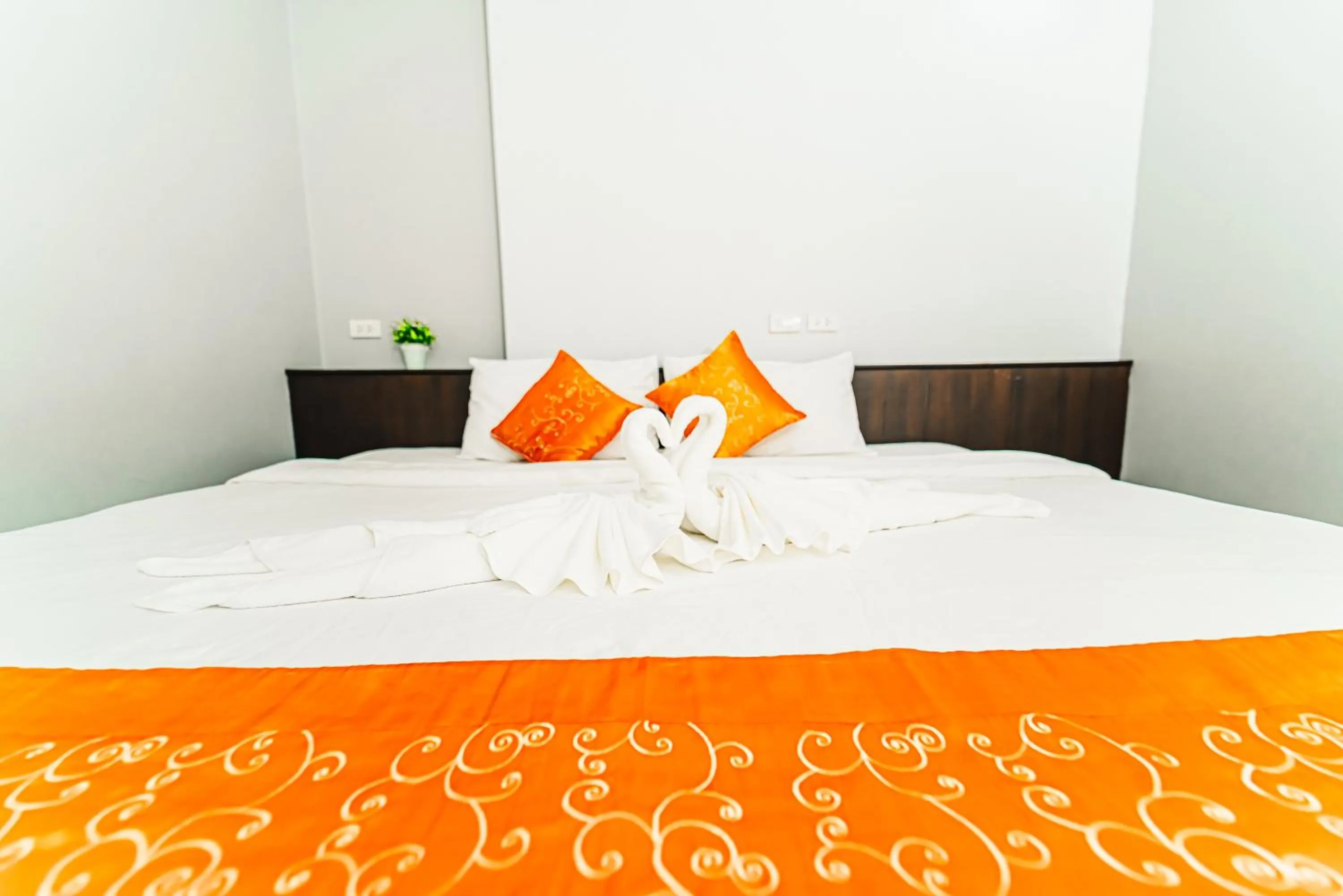 Bed in Saiyuan Residence Phuket