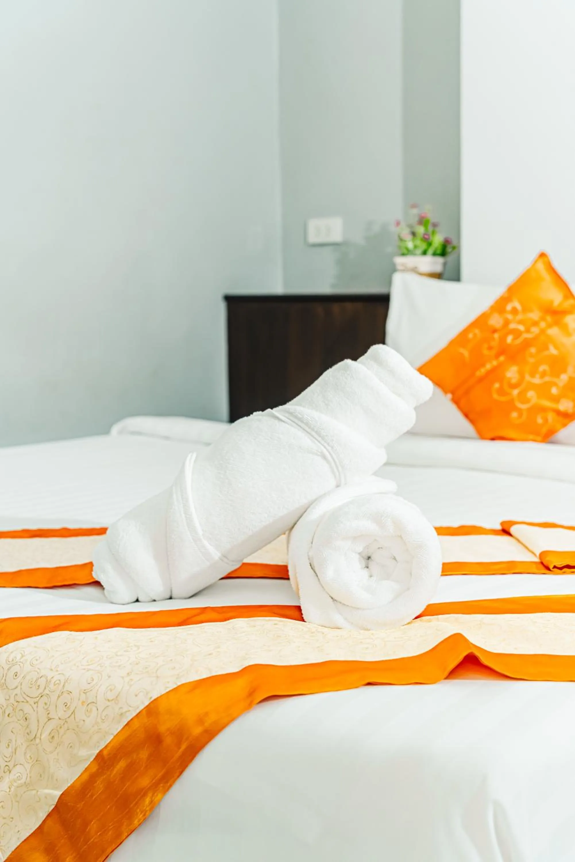 Bed in Saiyuan Residence Phuket