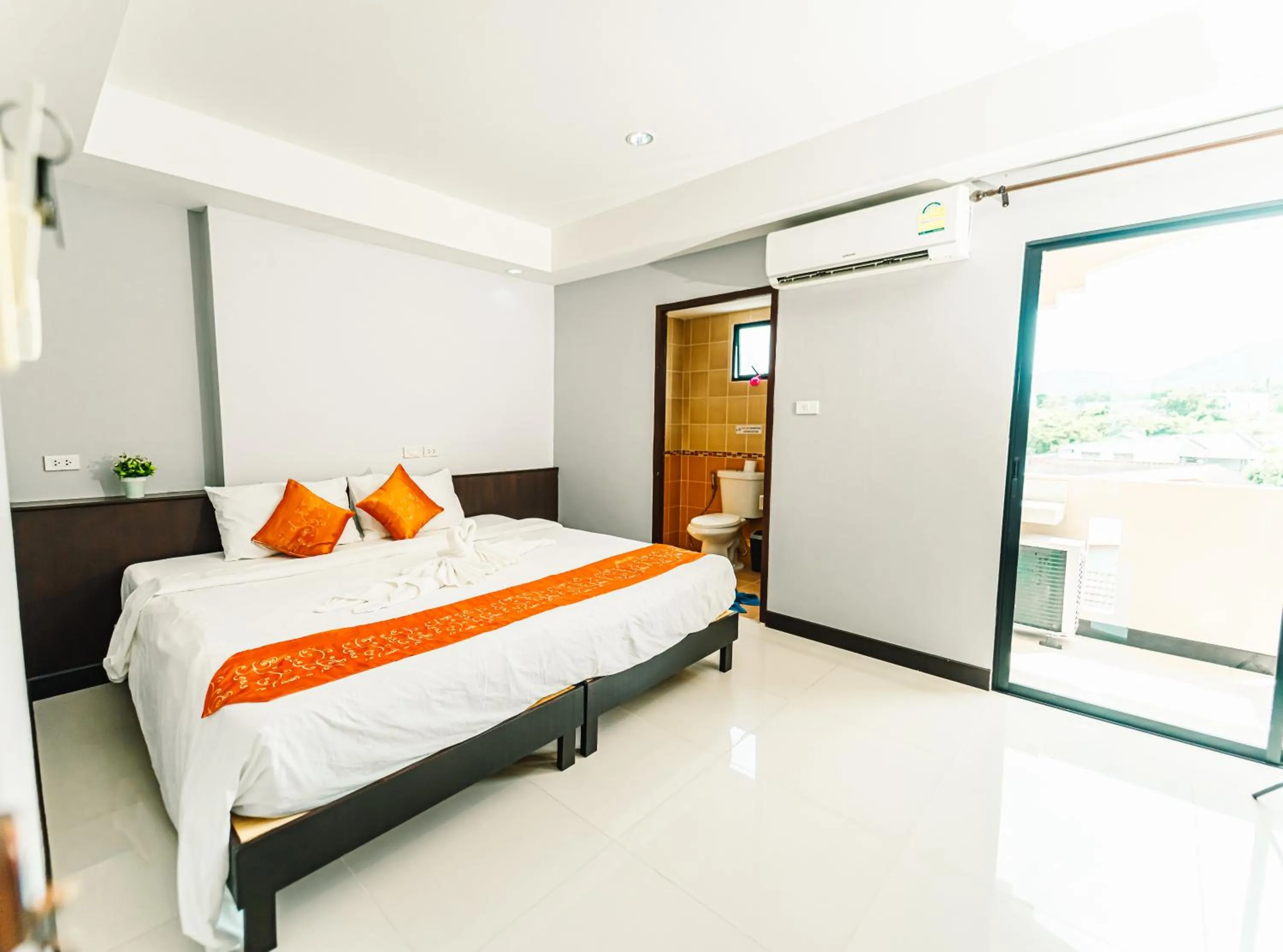 Bed in Saiyuan Residence Phuket