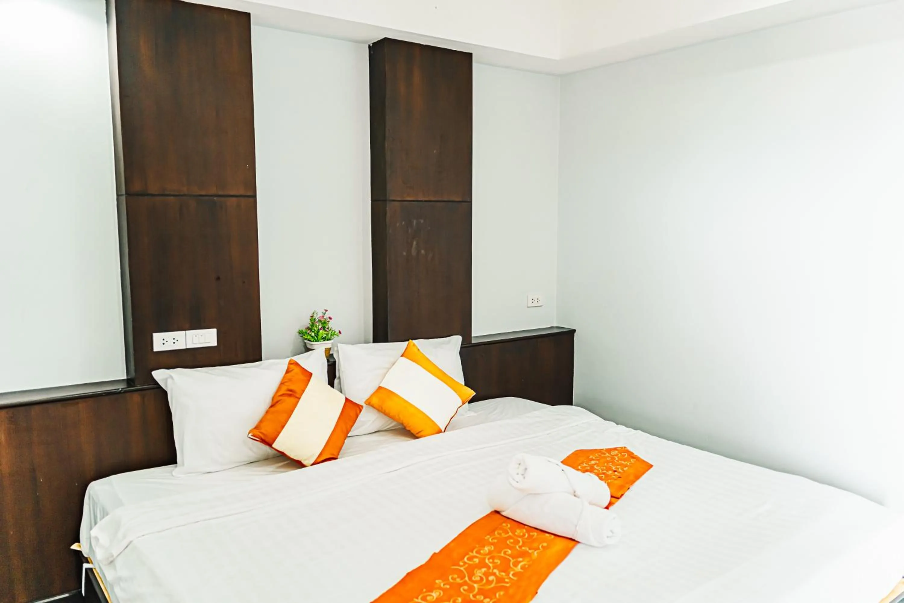 Bed in Saiyuan Residence Phuket