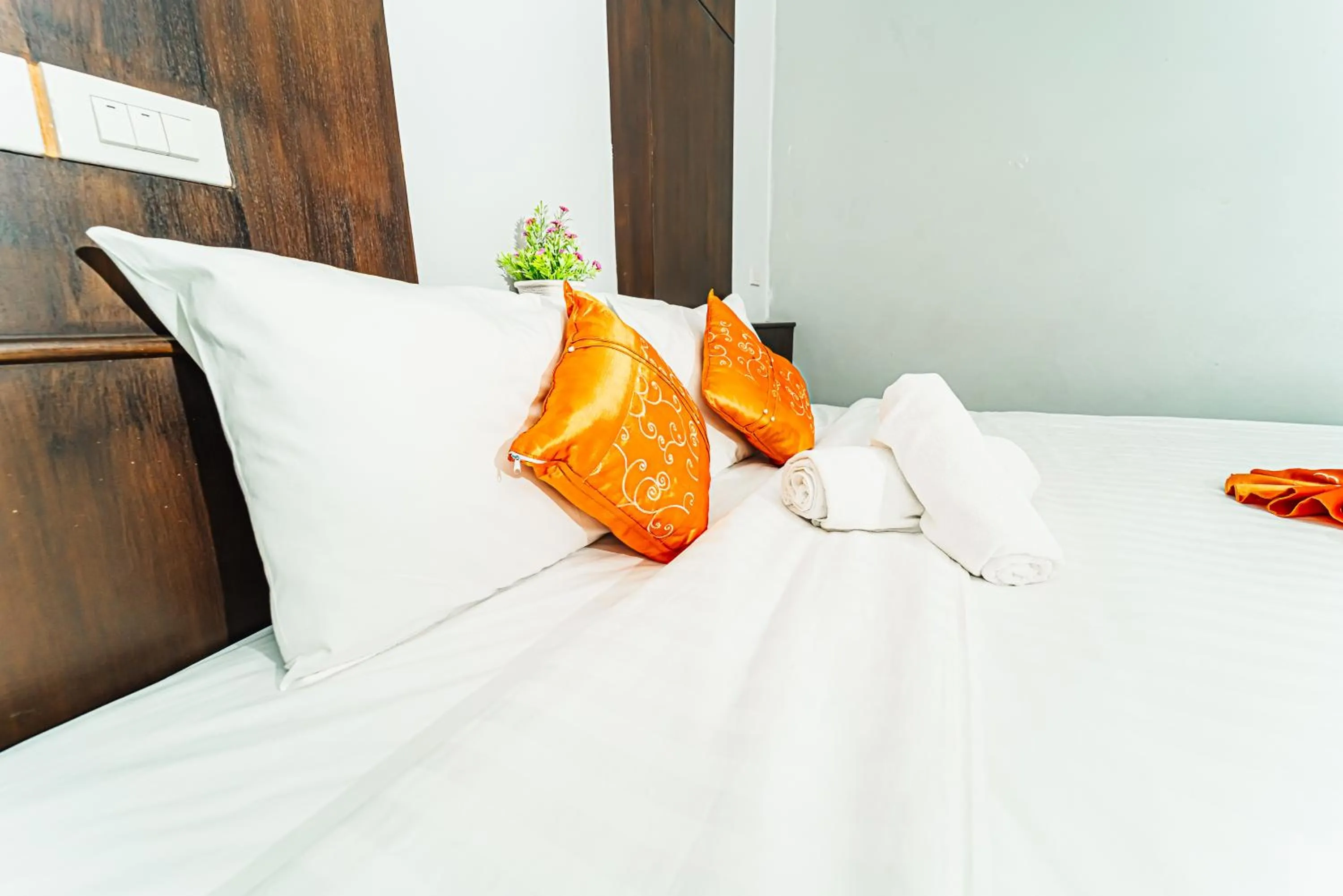 Bed in Saiyuan Residence Phuket