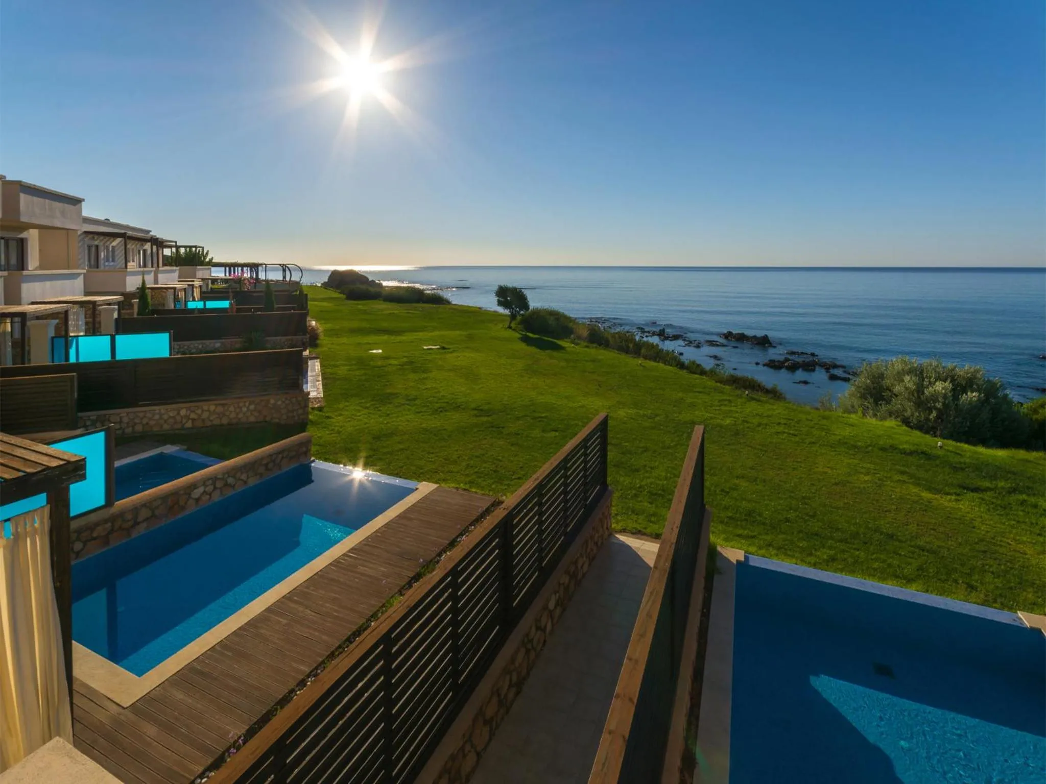 Bird's eye view in Al Mare Villas