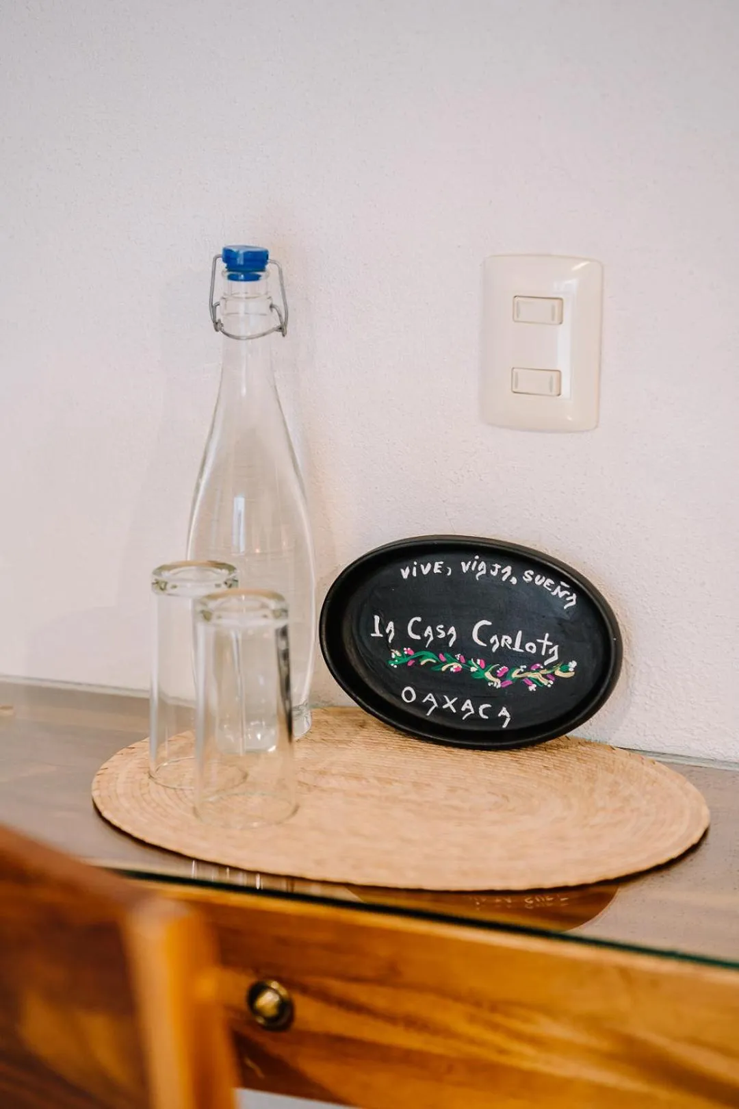 Decorative detail in La Casa Carlota