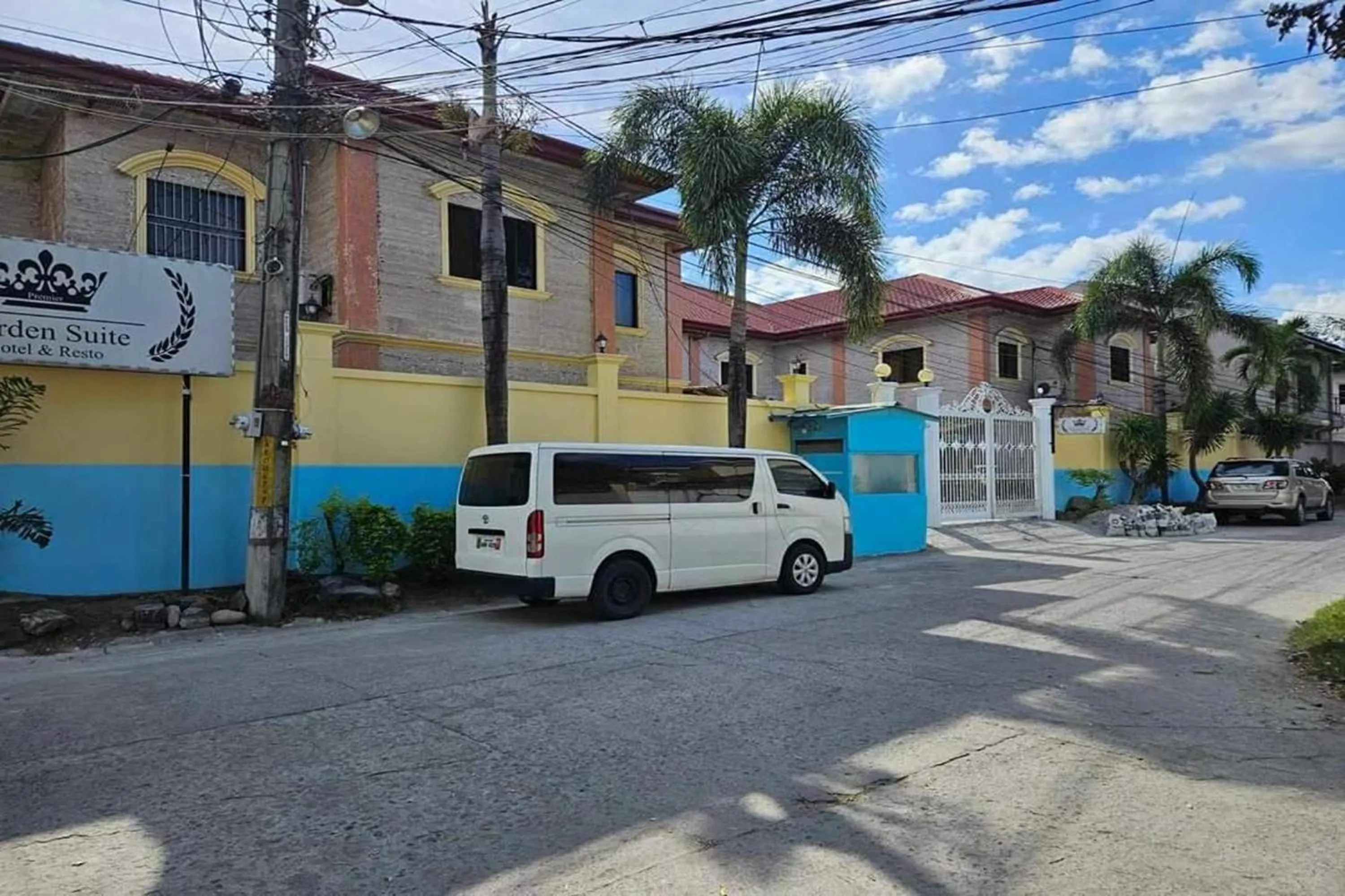Property building in Garden Suite Hotel near Koreatown