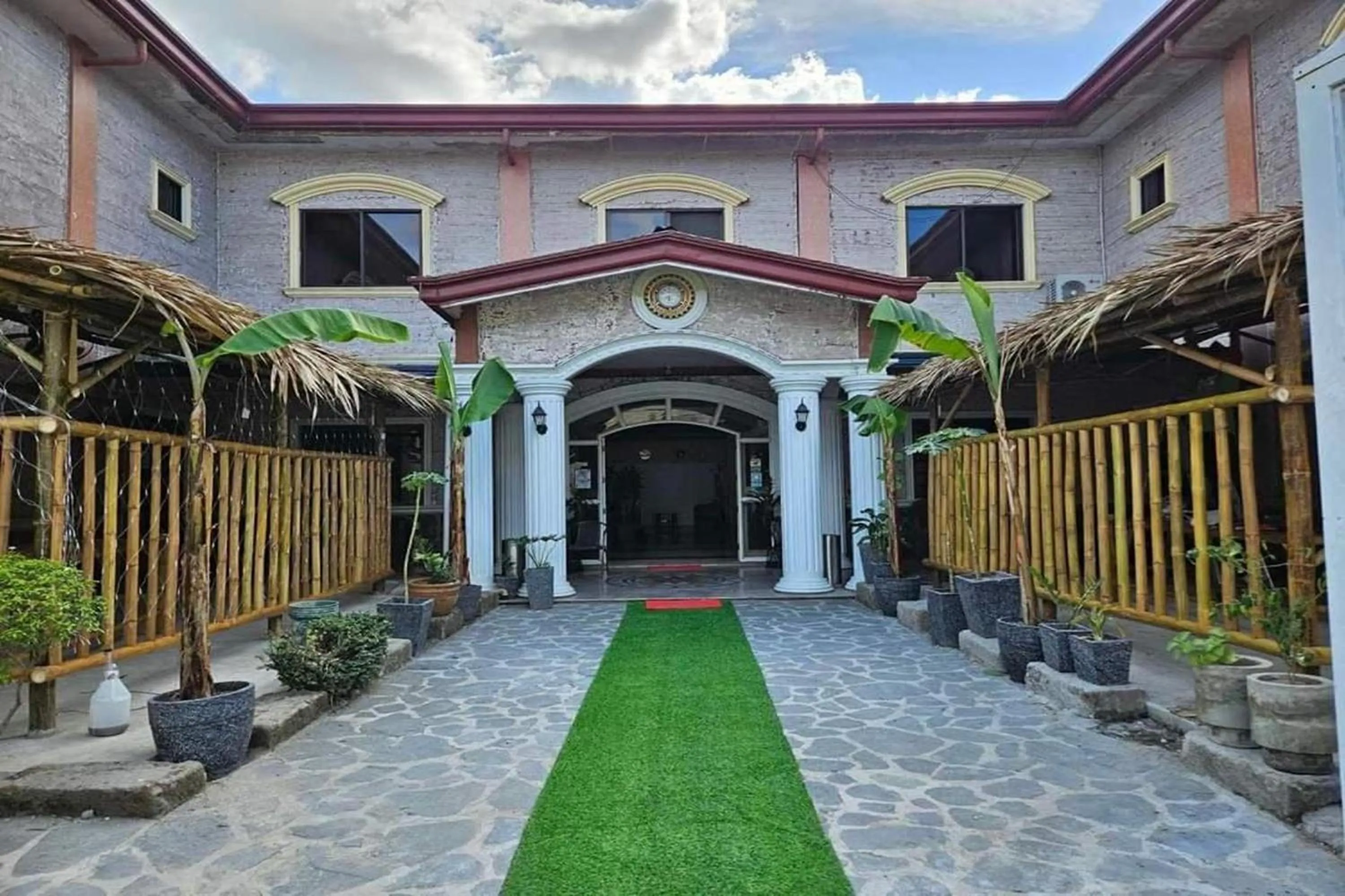 Property building in Garden Suite Hotel near Koreatown