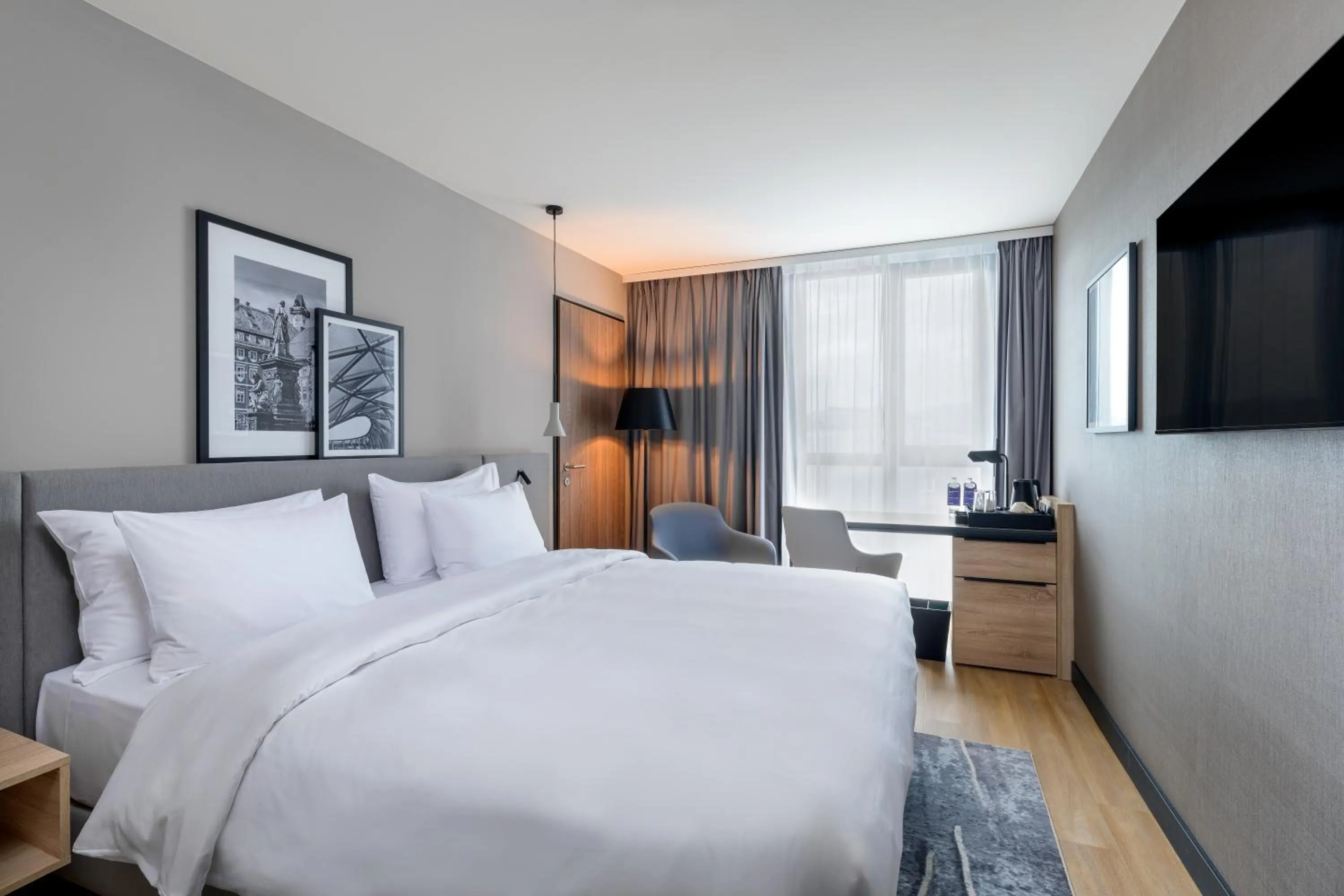 Bed in Radisson Hotel Leipzig