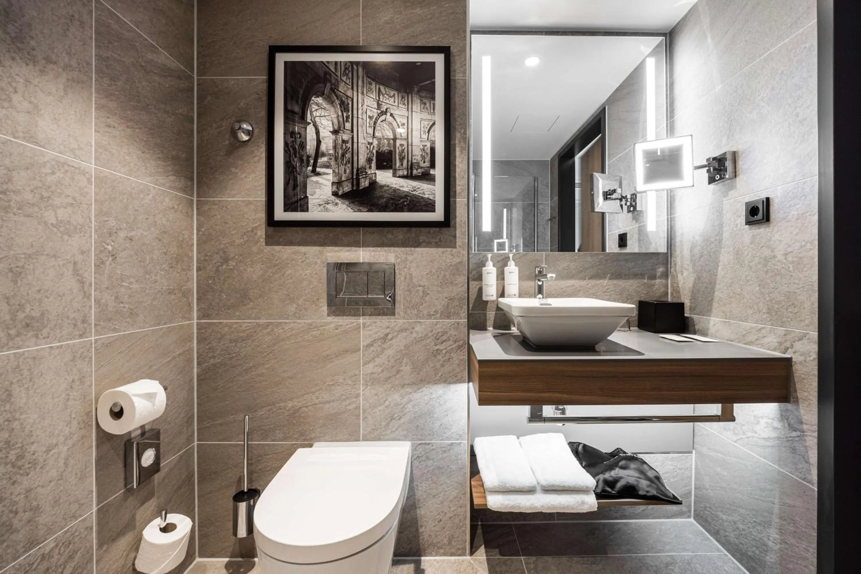 Bathroom in Radisson Hotel Leipzig