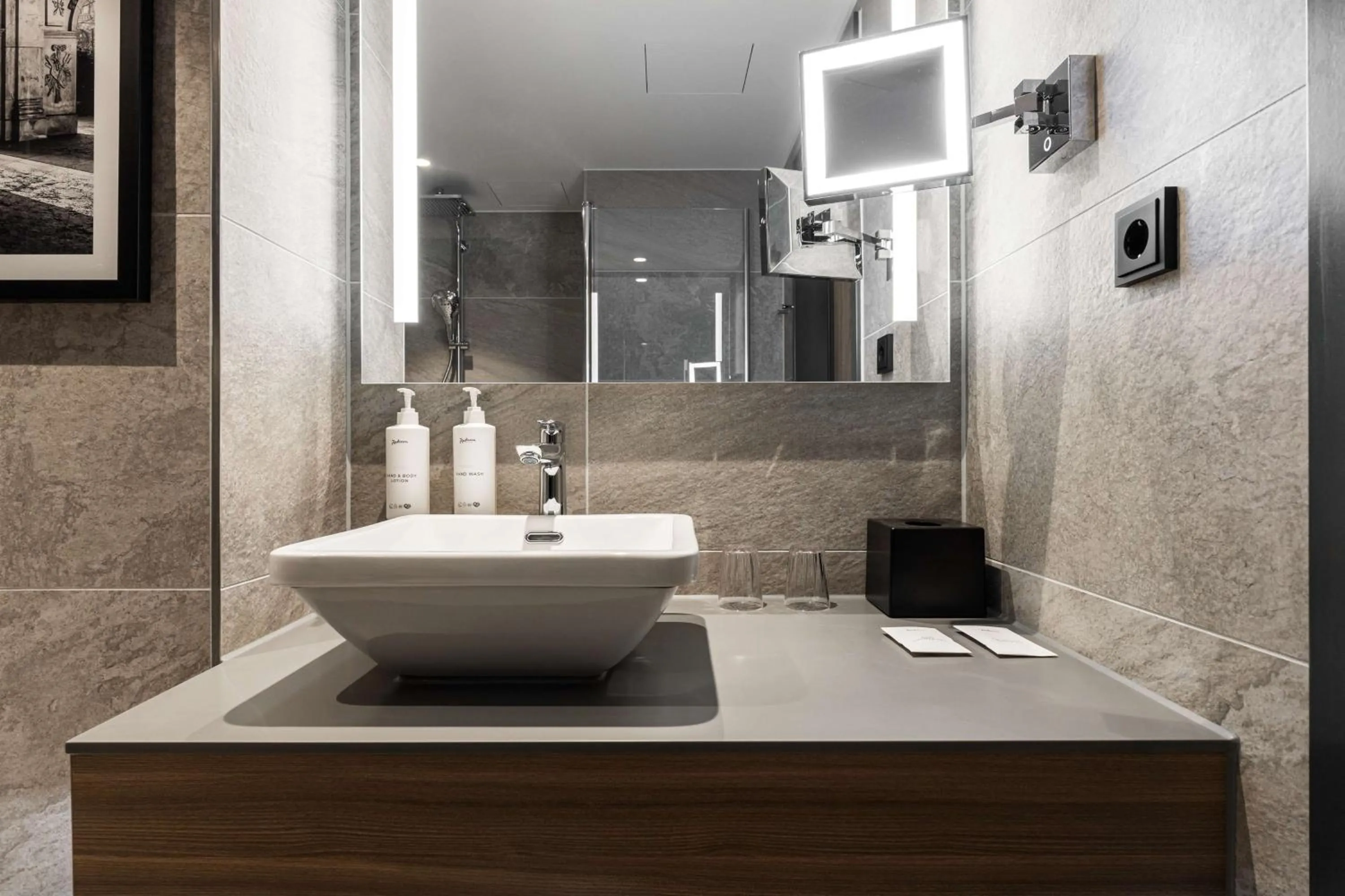 Bathroom in Radisson Hotel Leipzig